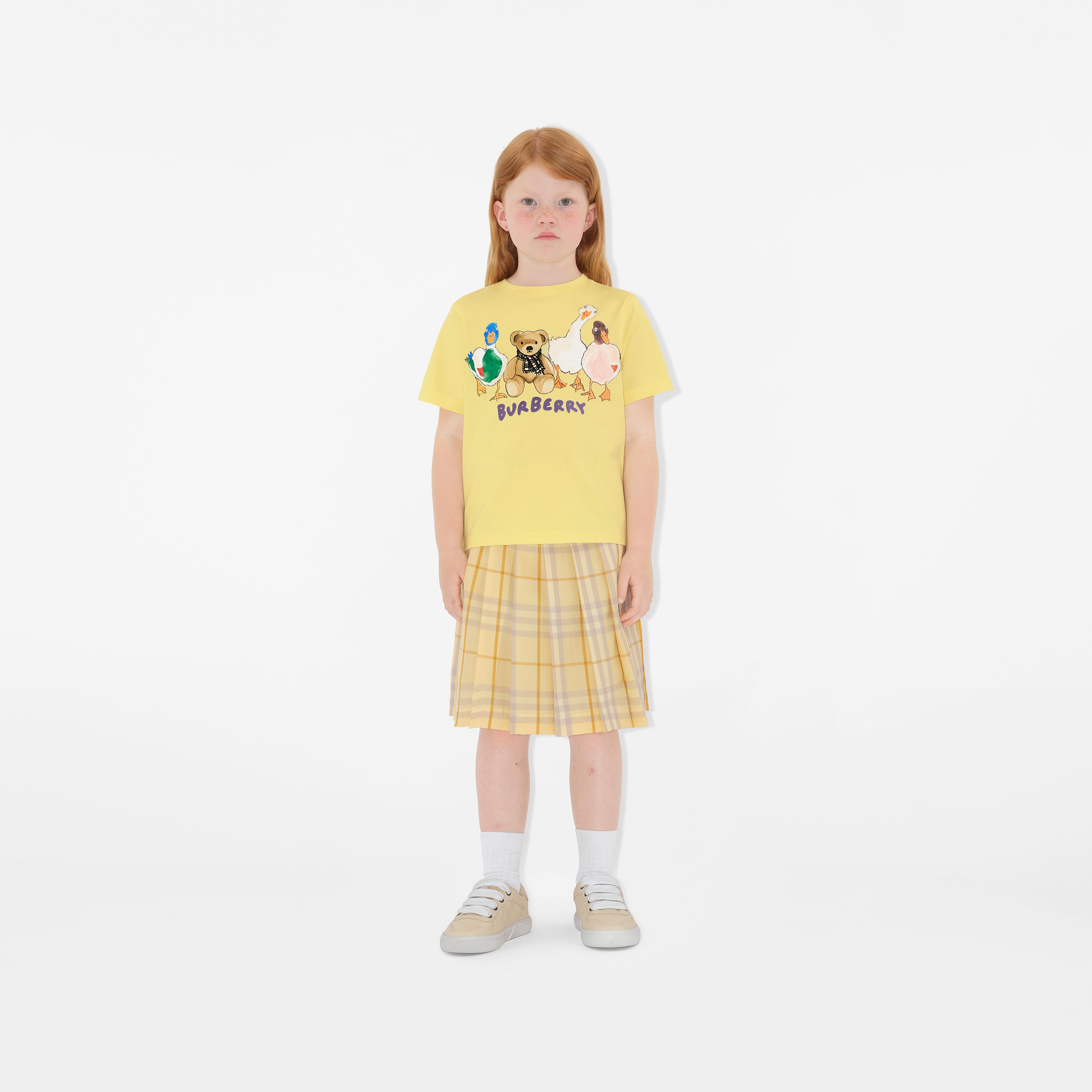 Burberry Çocuk Turuncu T-Shirt