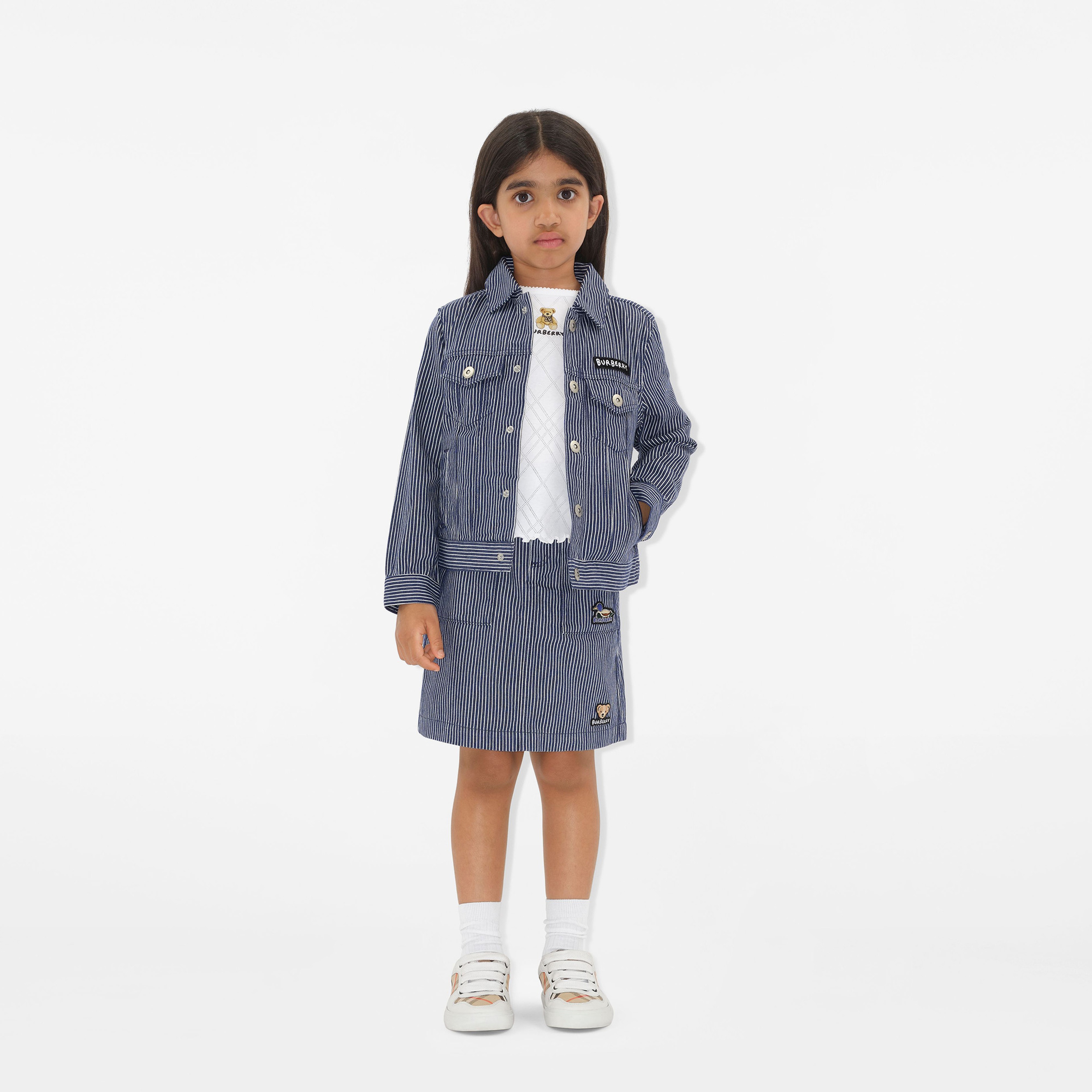 Burberry Çocuk Lacivert Etek