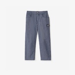 Burberry Çocuk Lacivert Pantolon