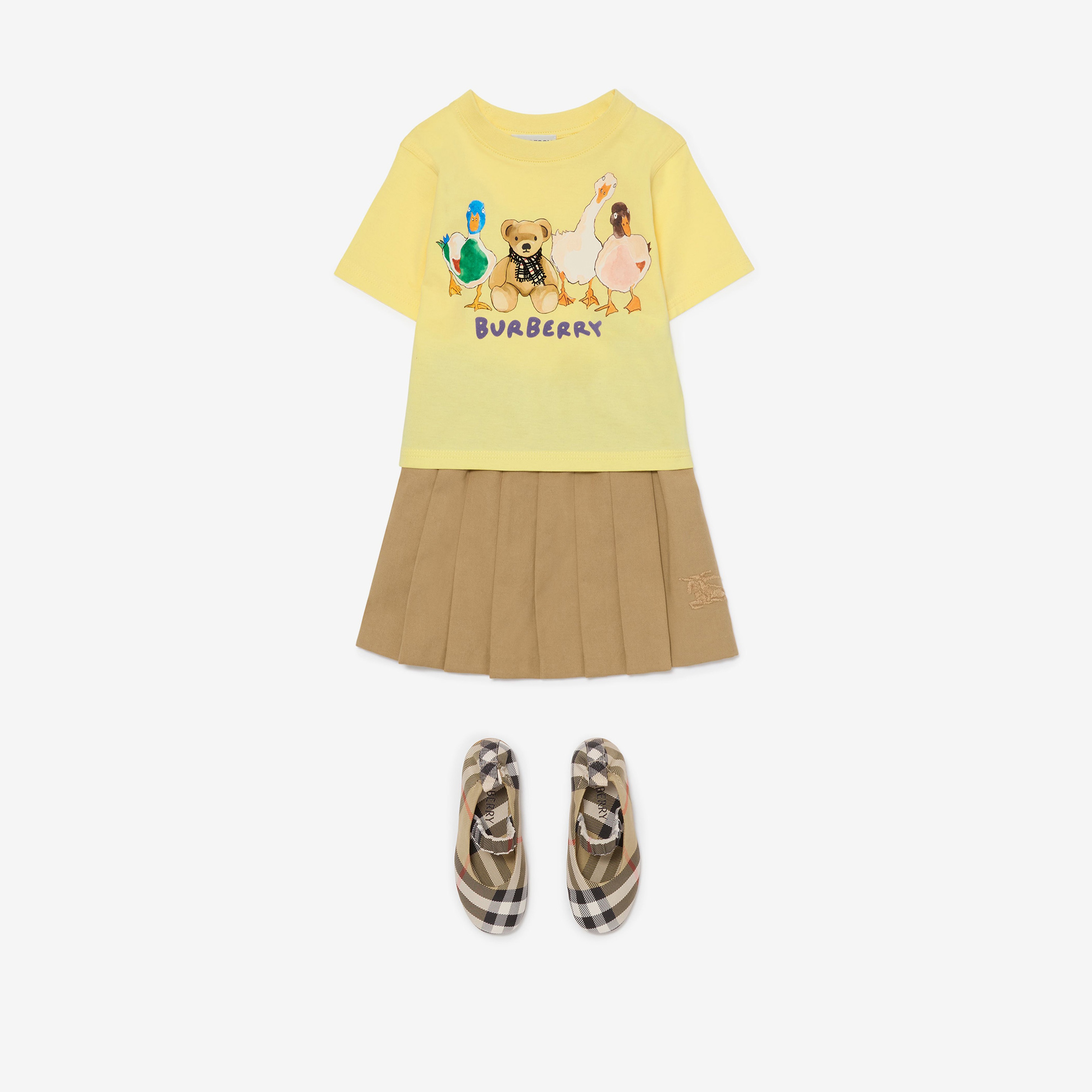 Burberry Çocuk Turuncu T-Shirt