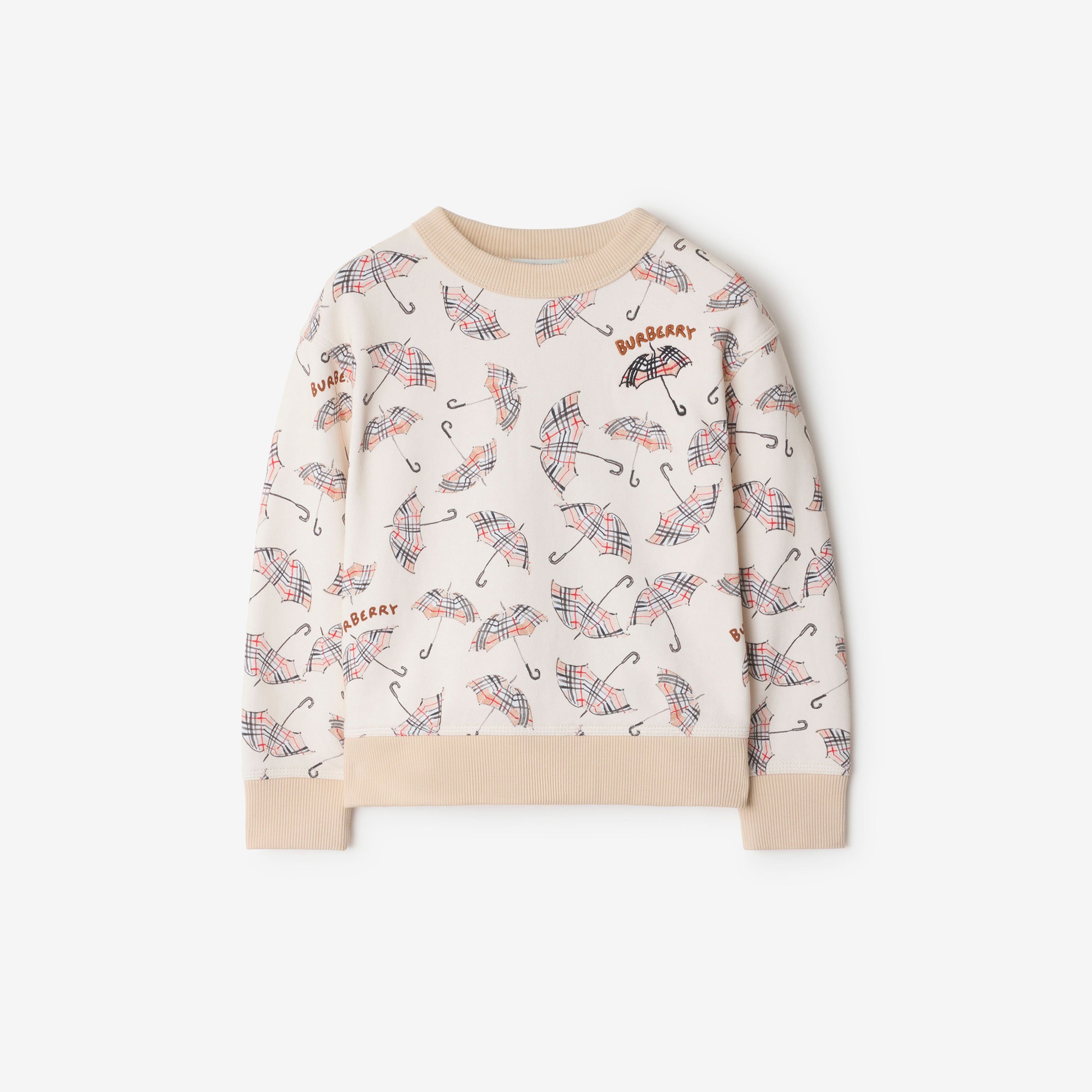 Burberry Çocuk Beyaz Sweatshirt