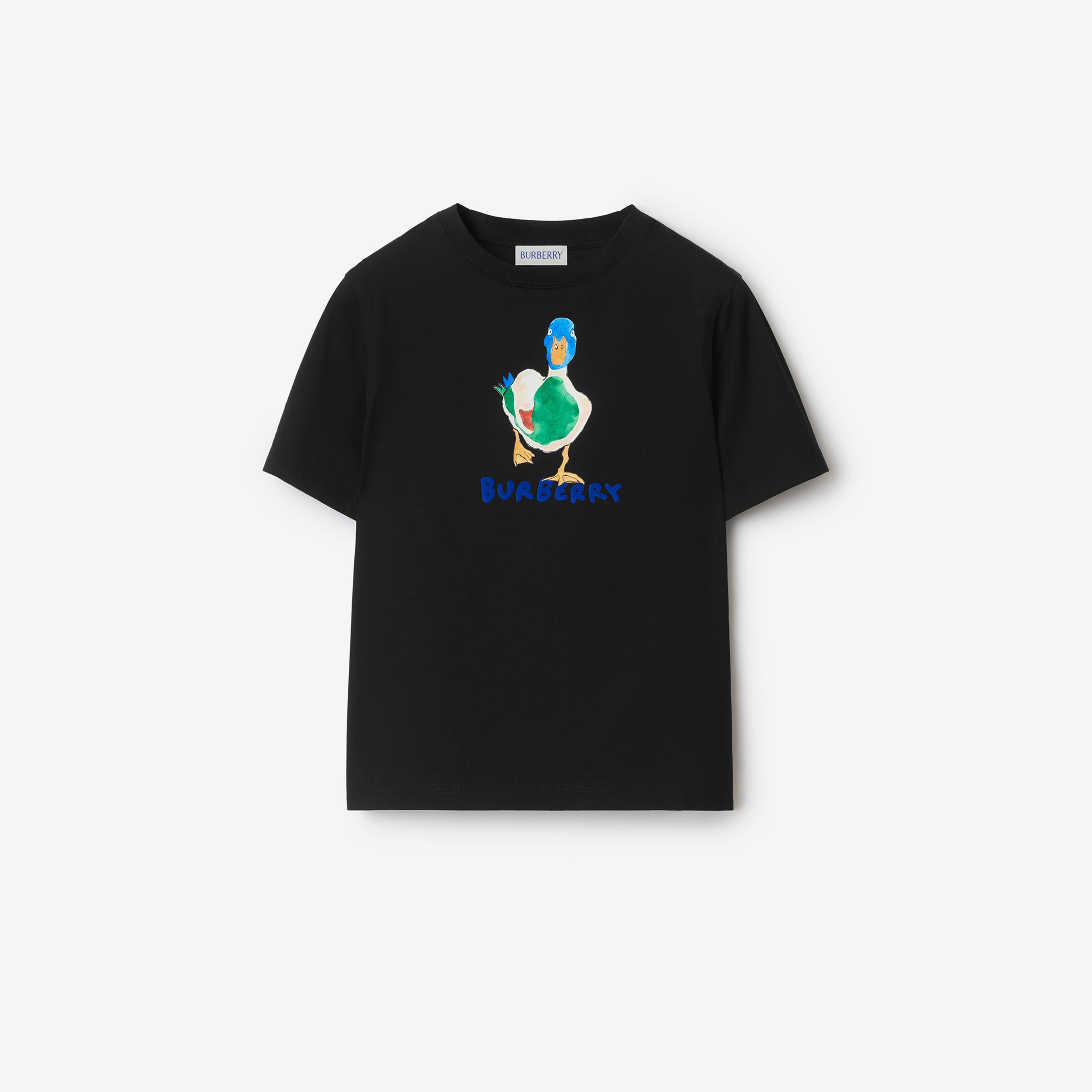 Burberry Çocuk Siyah T-Shirt