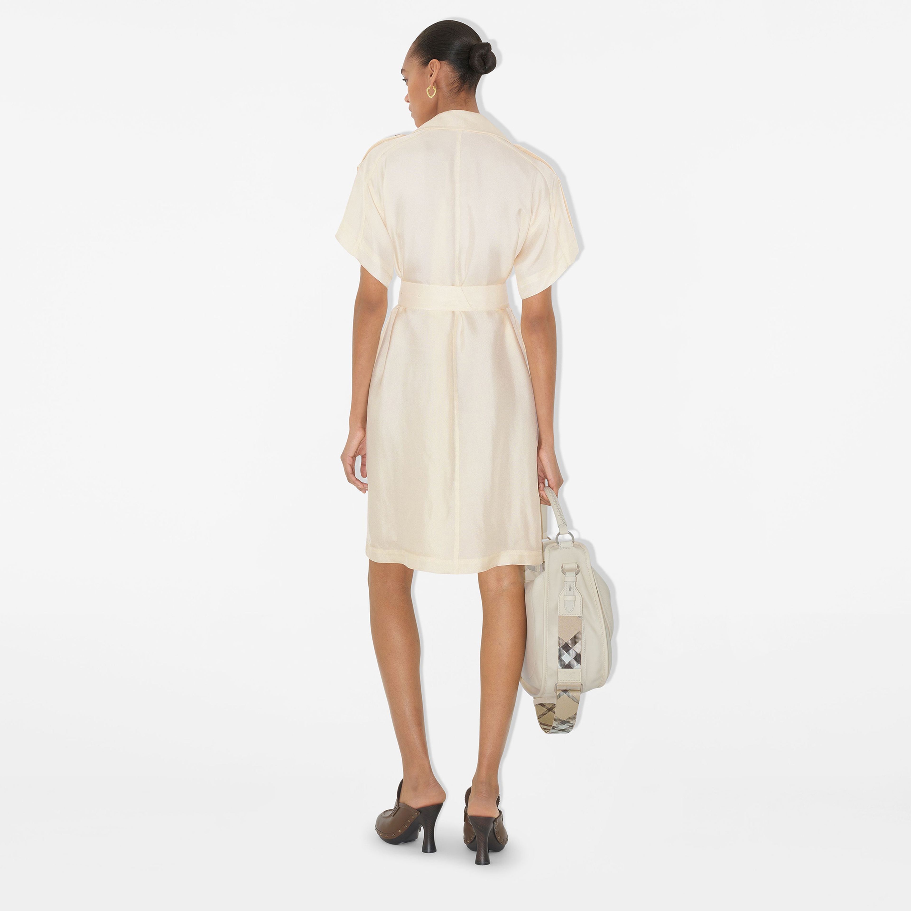 Burberry Kadın Beyaz Elbise