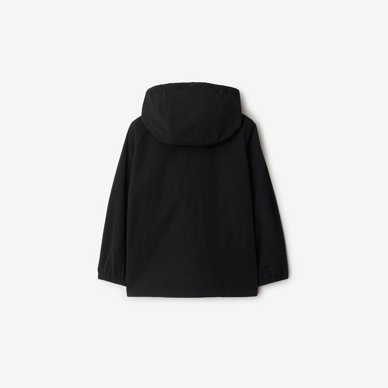 Burberry Çocuk Siyah Mont