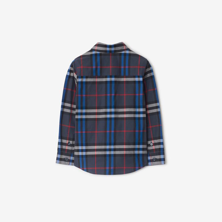 Burberry Çocuk Mavi Gömlek