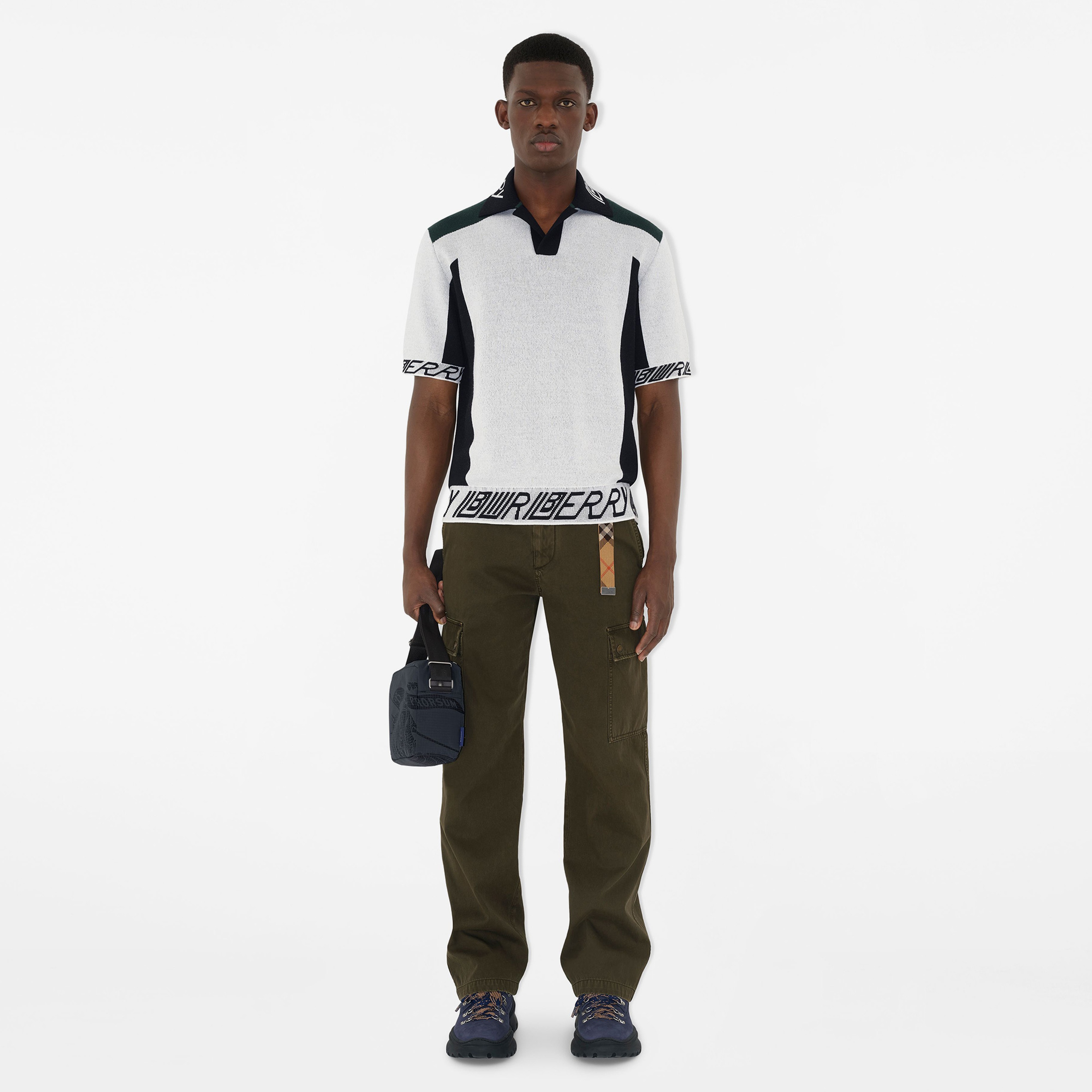 Burberry Erkek Beyaz Kazak