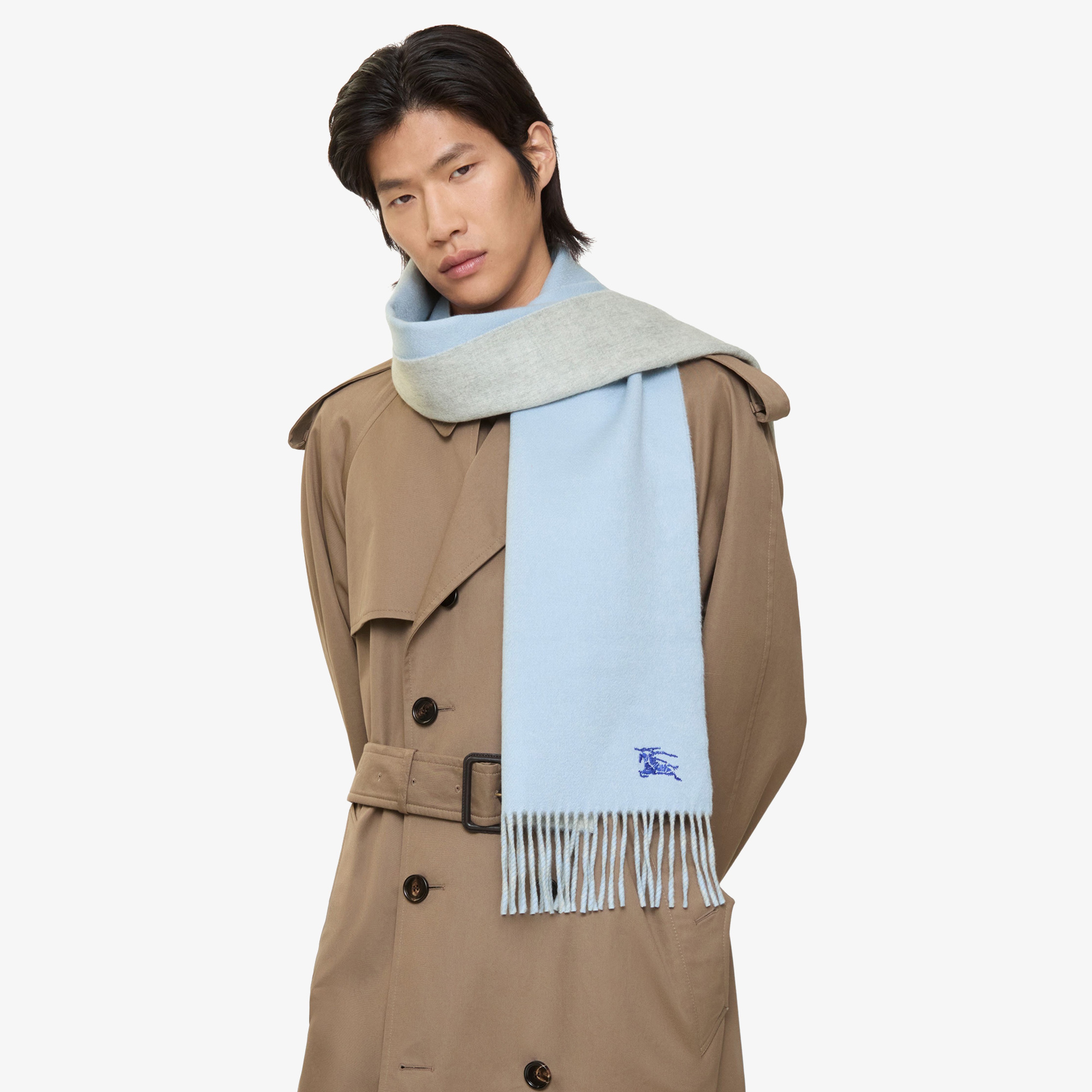 Burberry Kadın Mavi Atkı