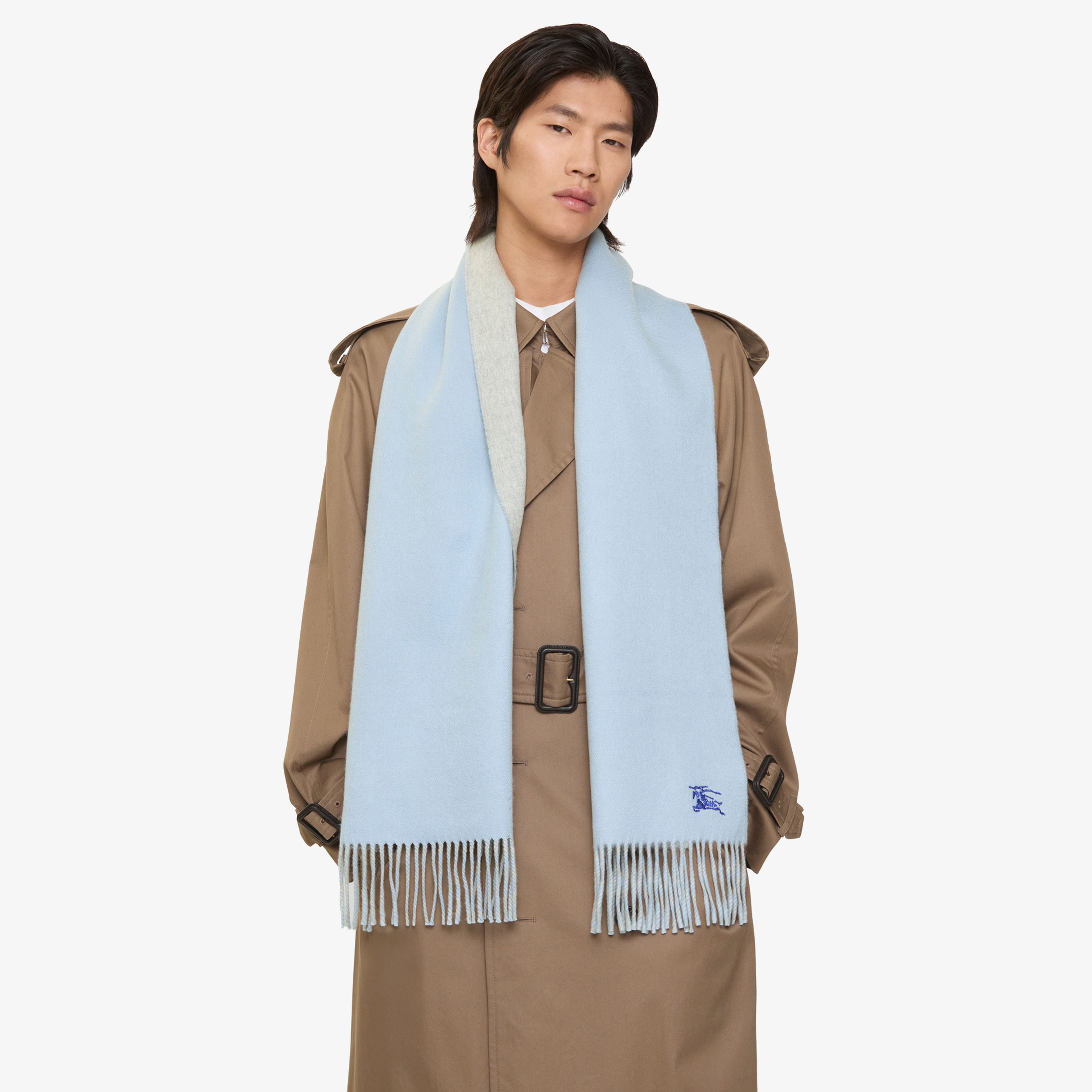 Burberry Kadın Mavi Atkı