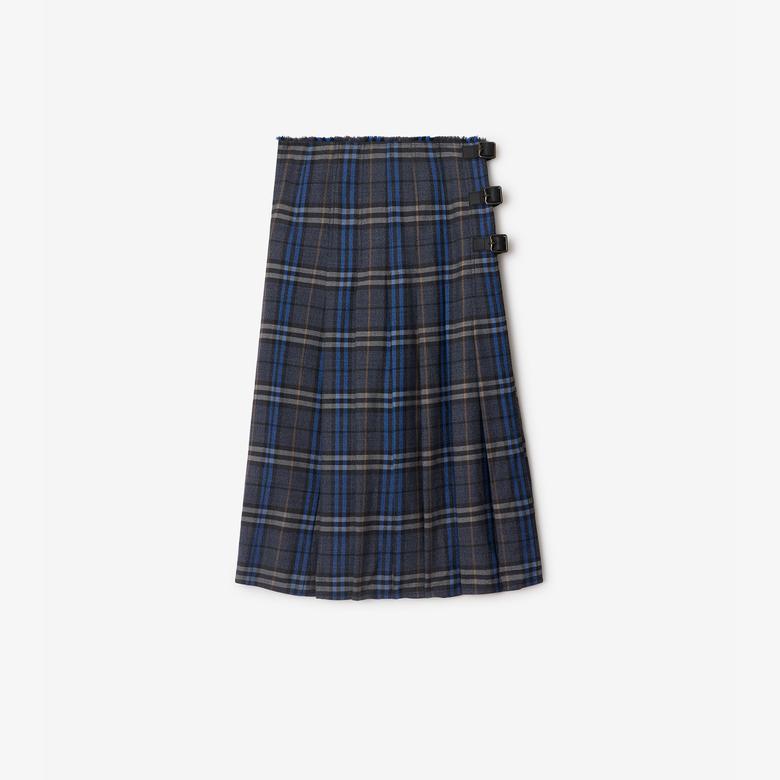 Burberry Kadın Mavi Etek