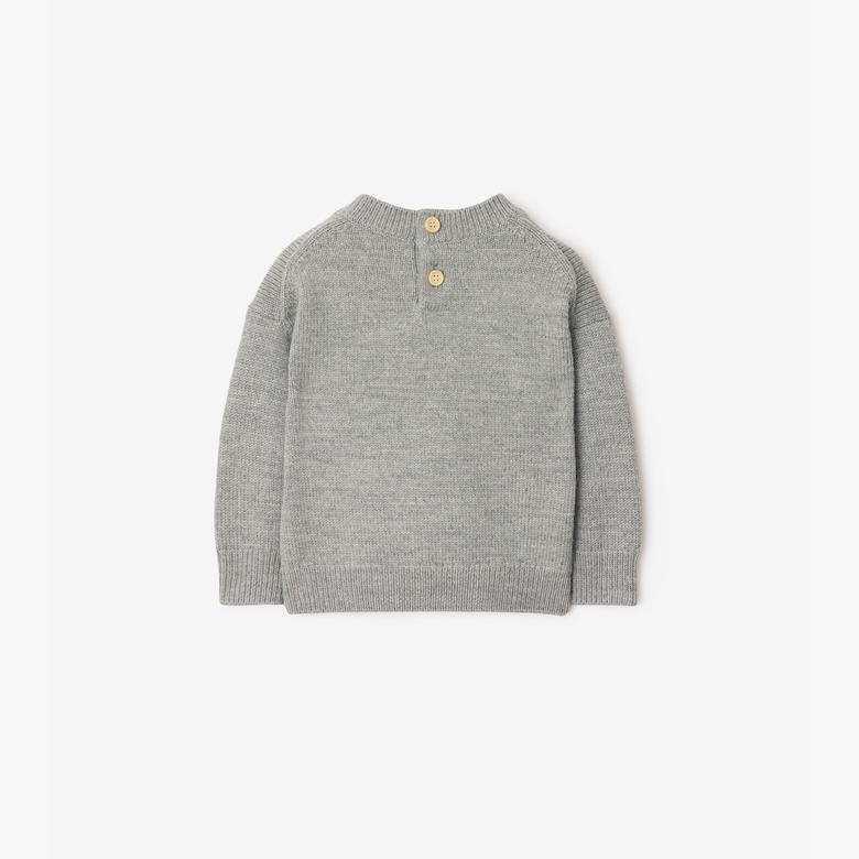 Burberry Çocuk Gri Kazak