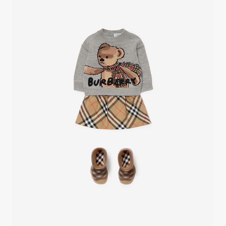 Burberry Çocuk Gri Kazak