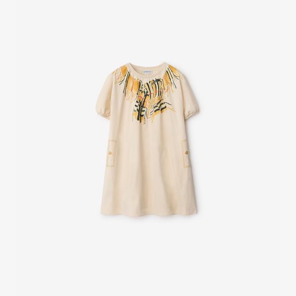 Burberry Çocuk Beyaz Elbise