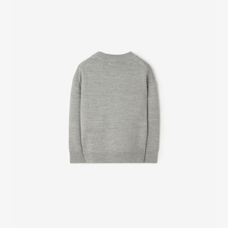 Burberry Çocuk Gri Kazak