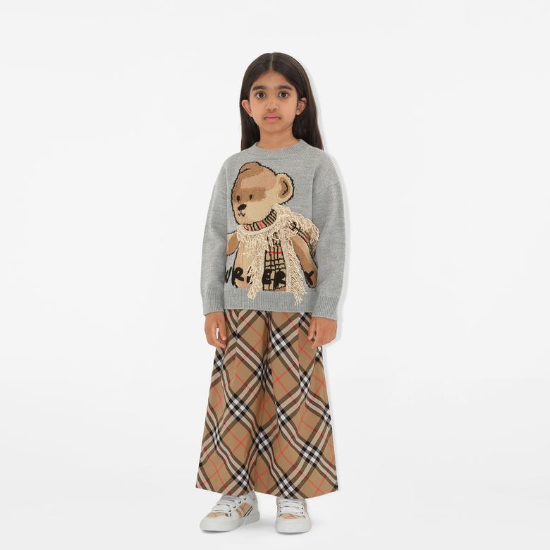 Burberry Çocuk Gri Kazak
