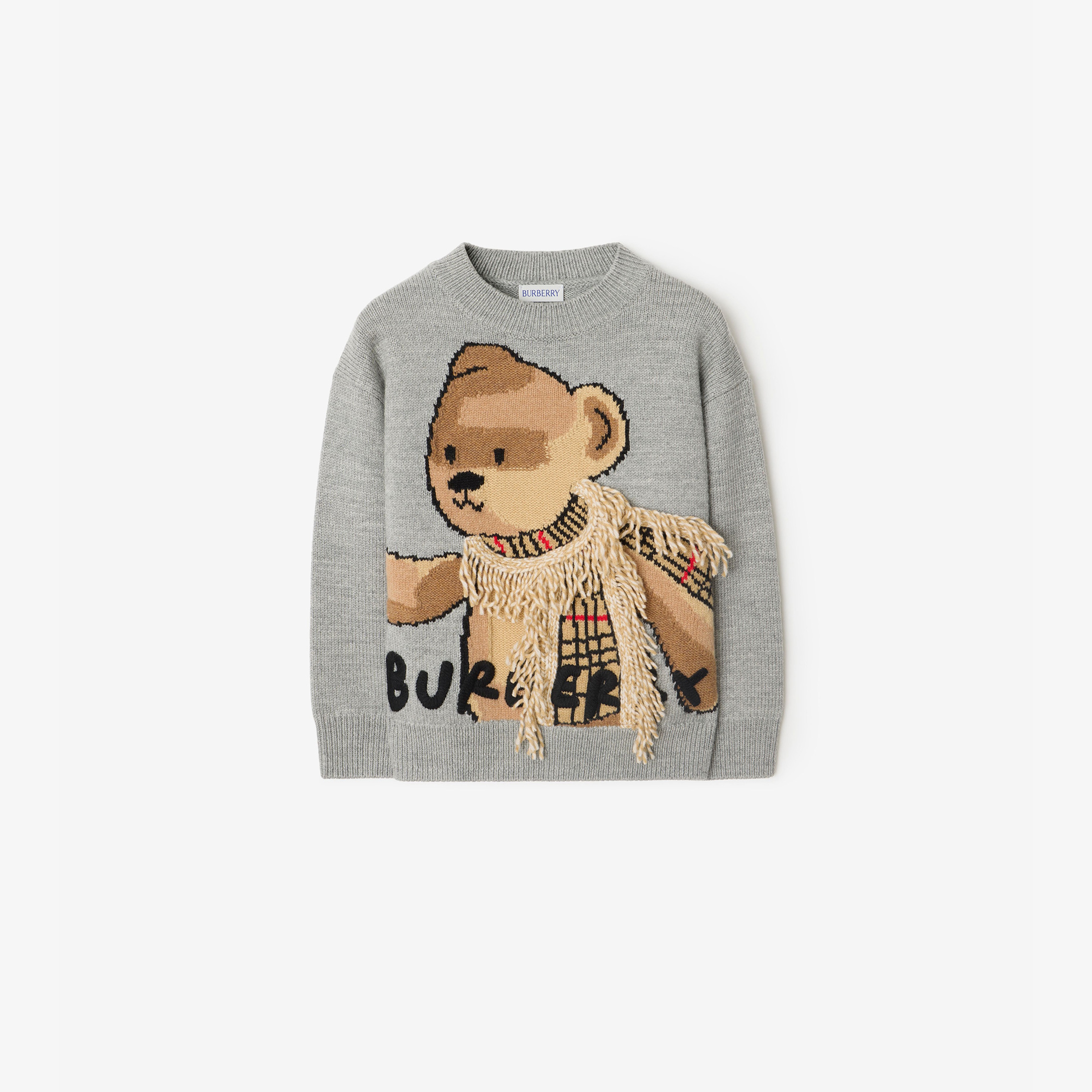 Burberry Çocuk Gri Kazak