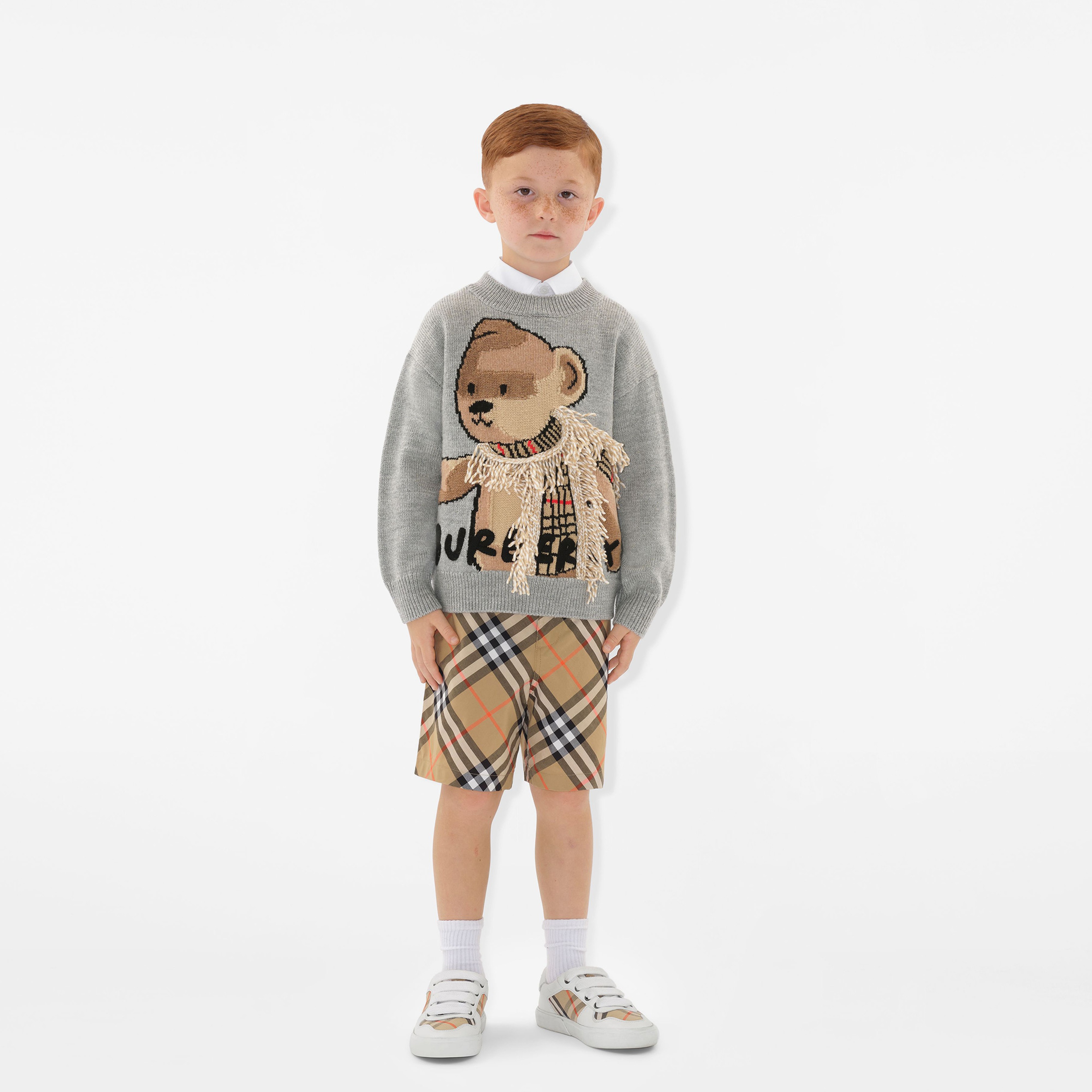 Burberry Çocuk Gri Kazak