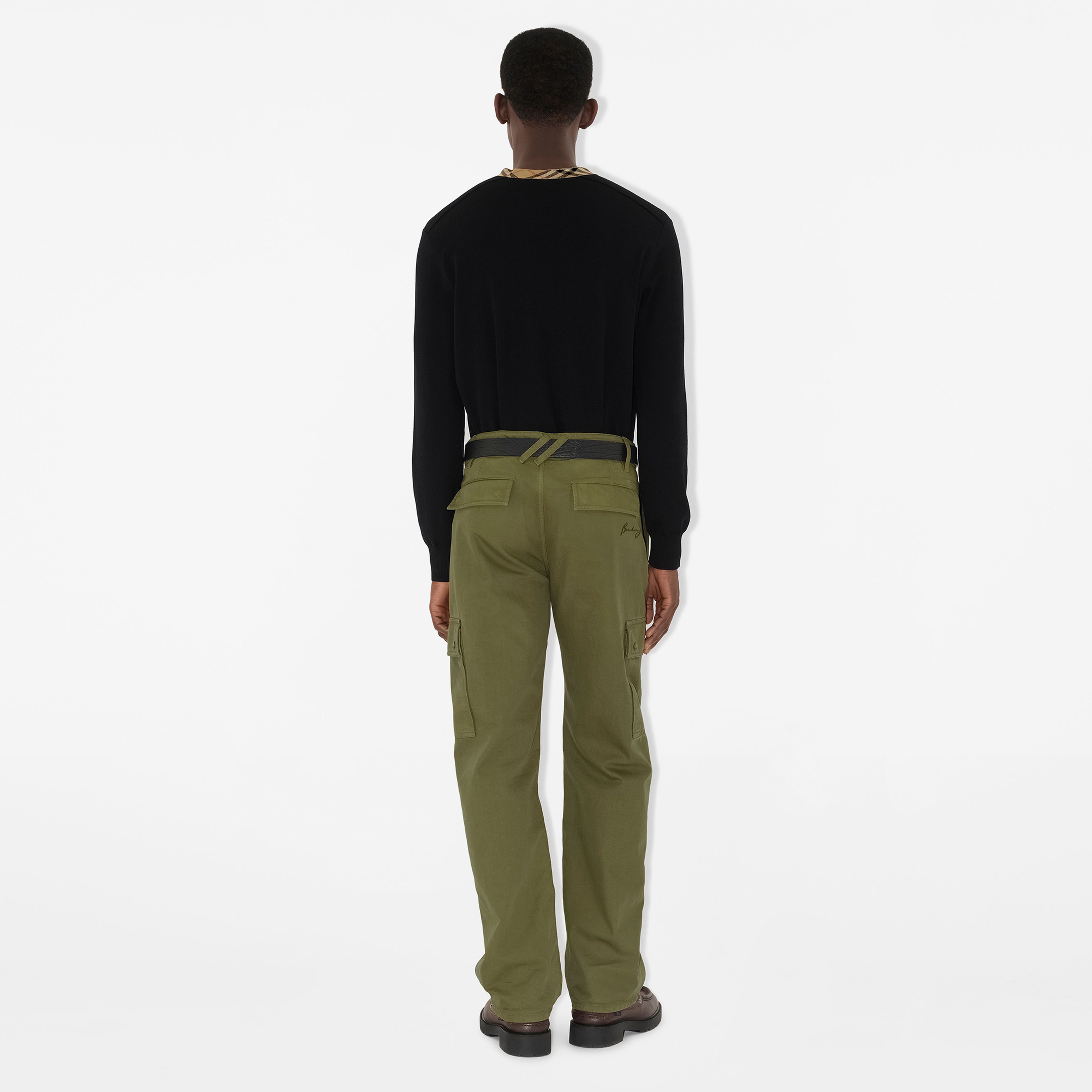Burberry Erkek Yeşil Pantolon