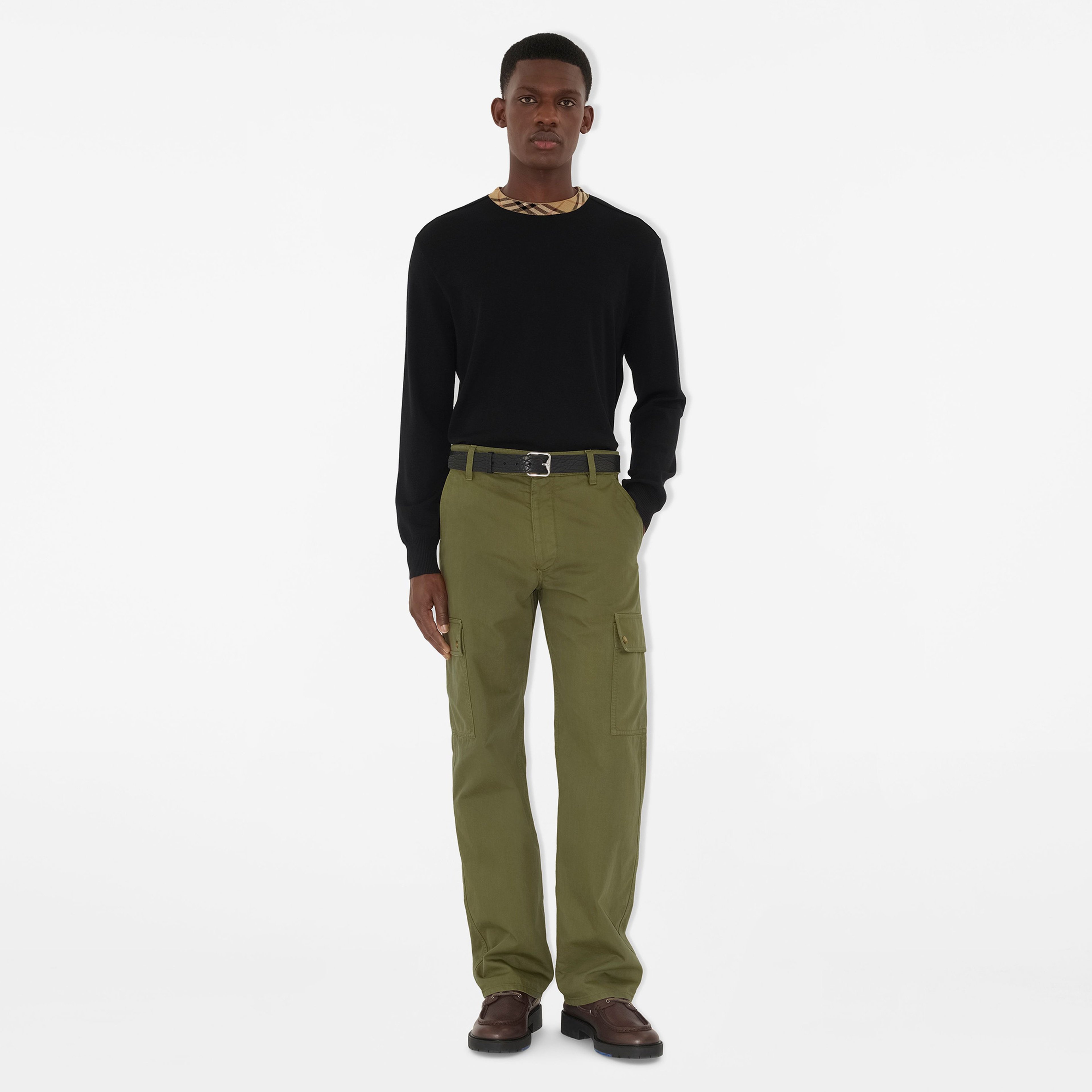 Burberry Erkek Yeşil Pantolon