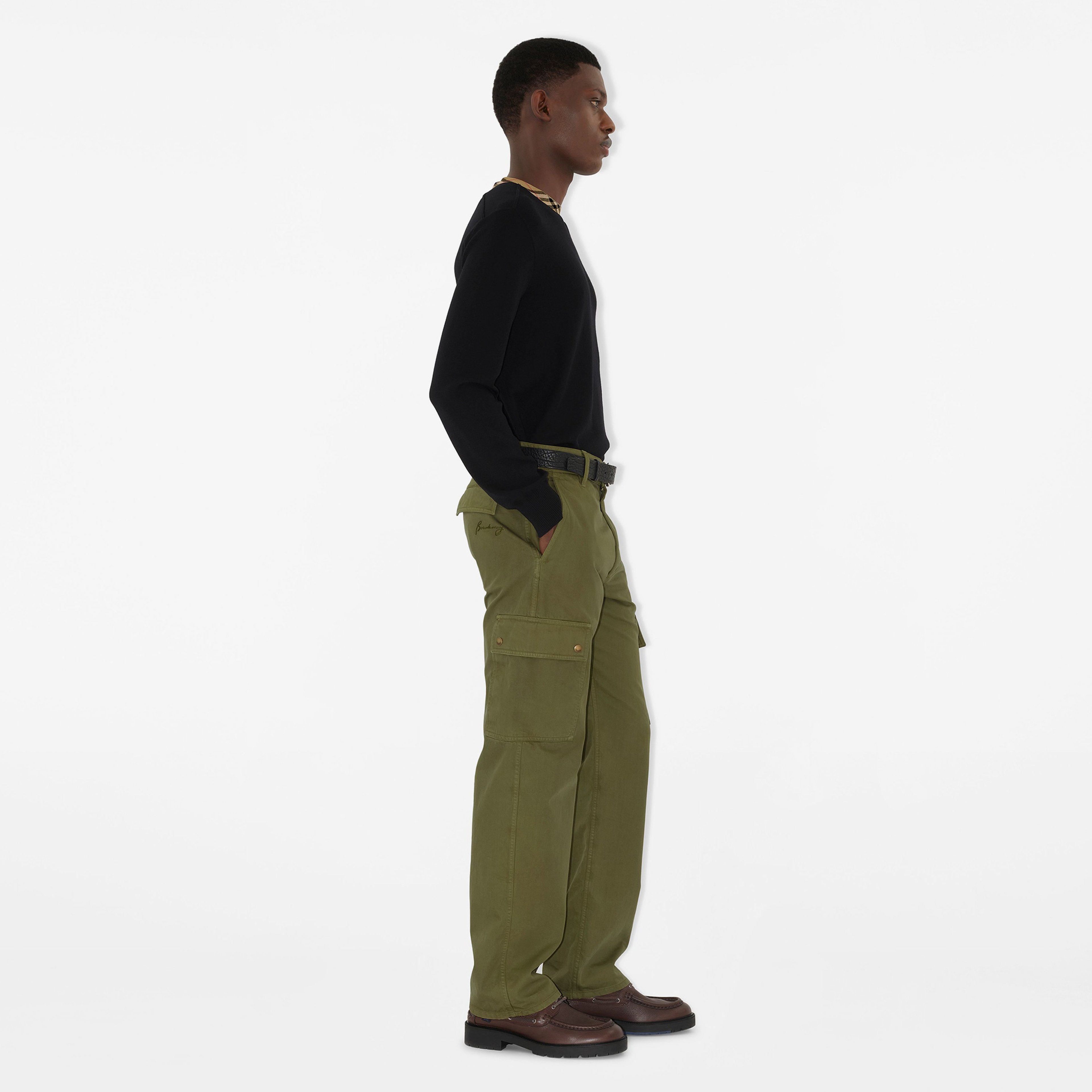 Burberry Erkek Yeşil Pantolon