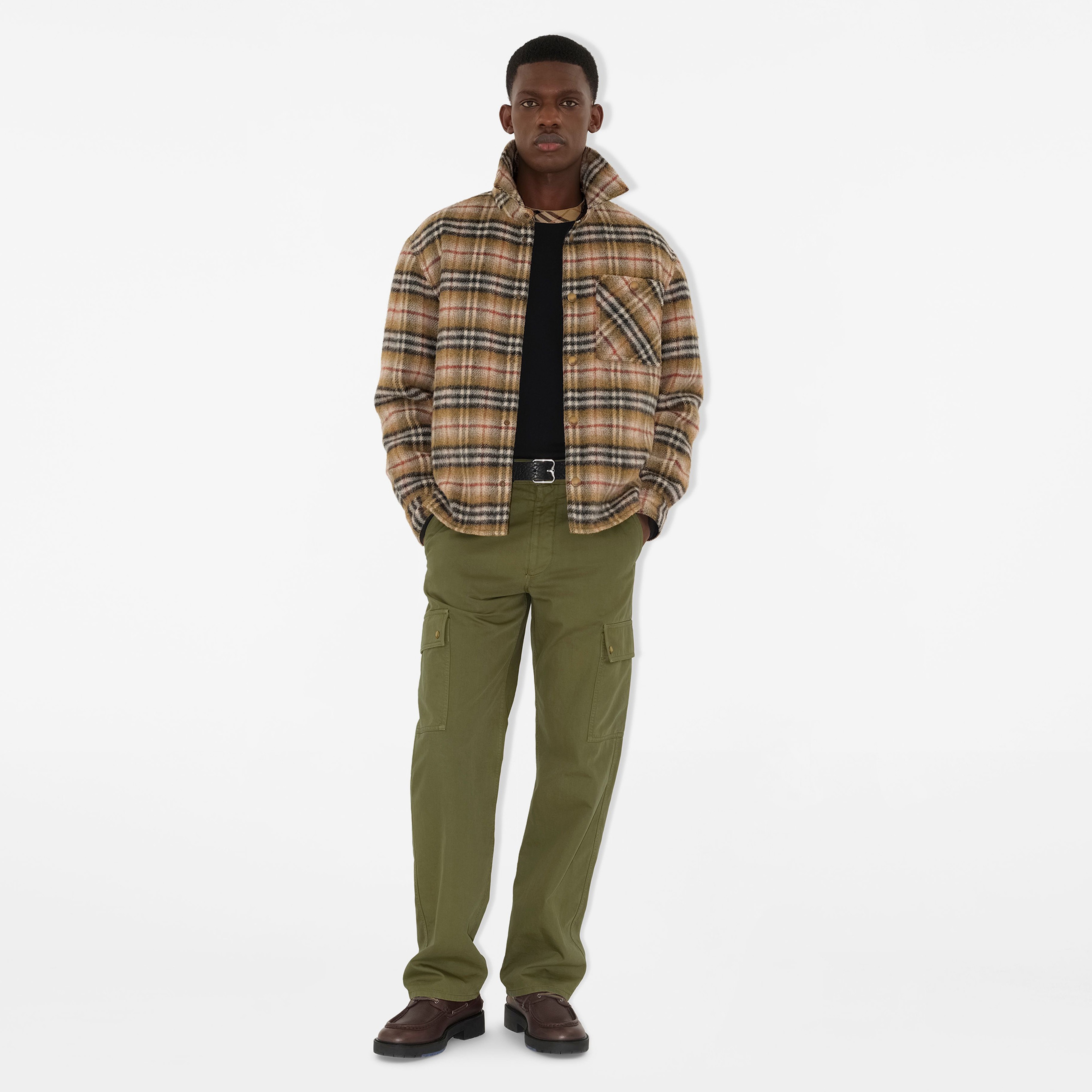 Burberry Erkek Yeşil Pantolon