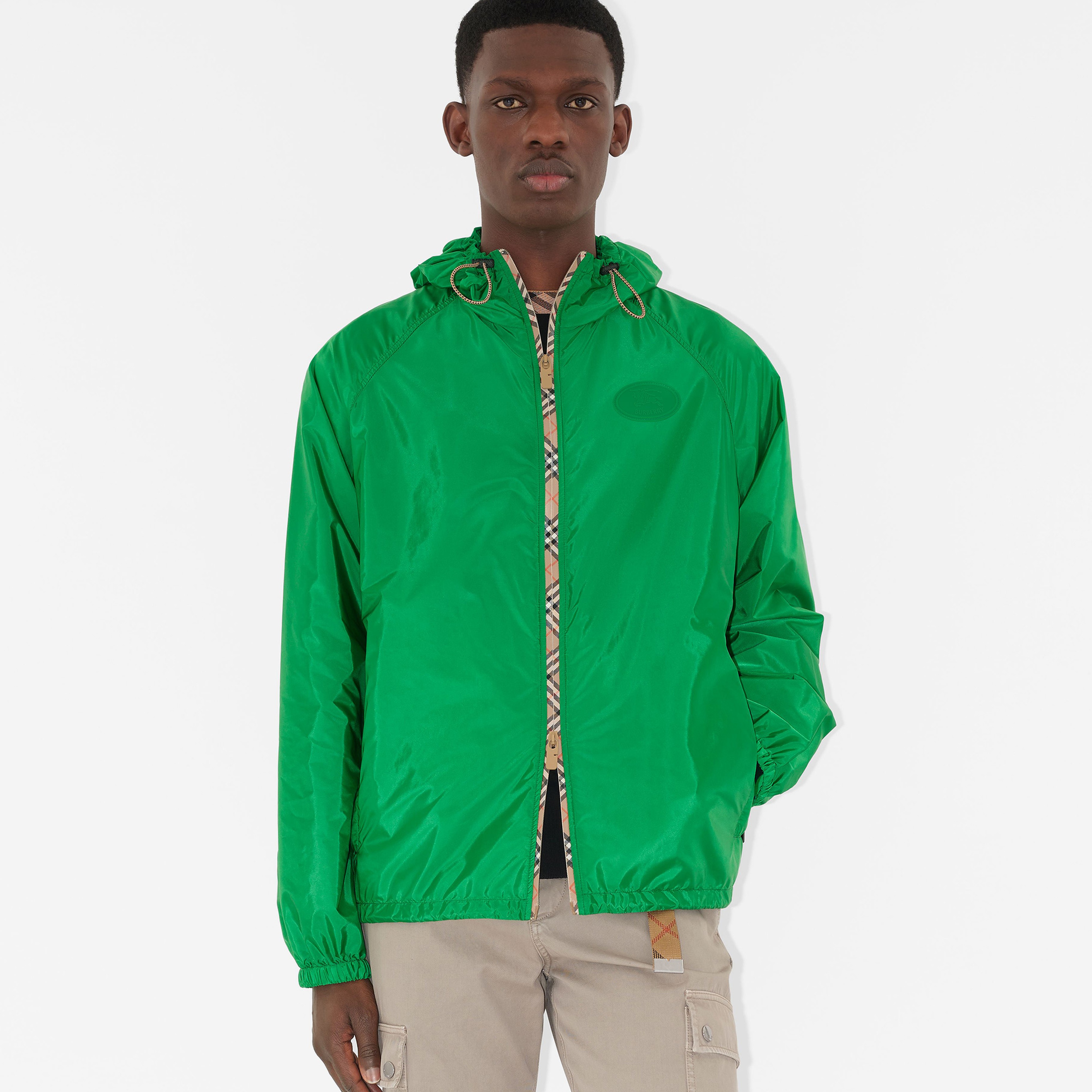 Burberry Erkek Yeşil Mont