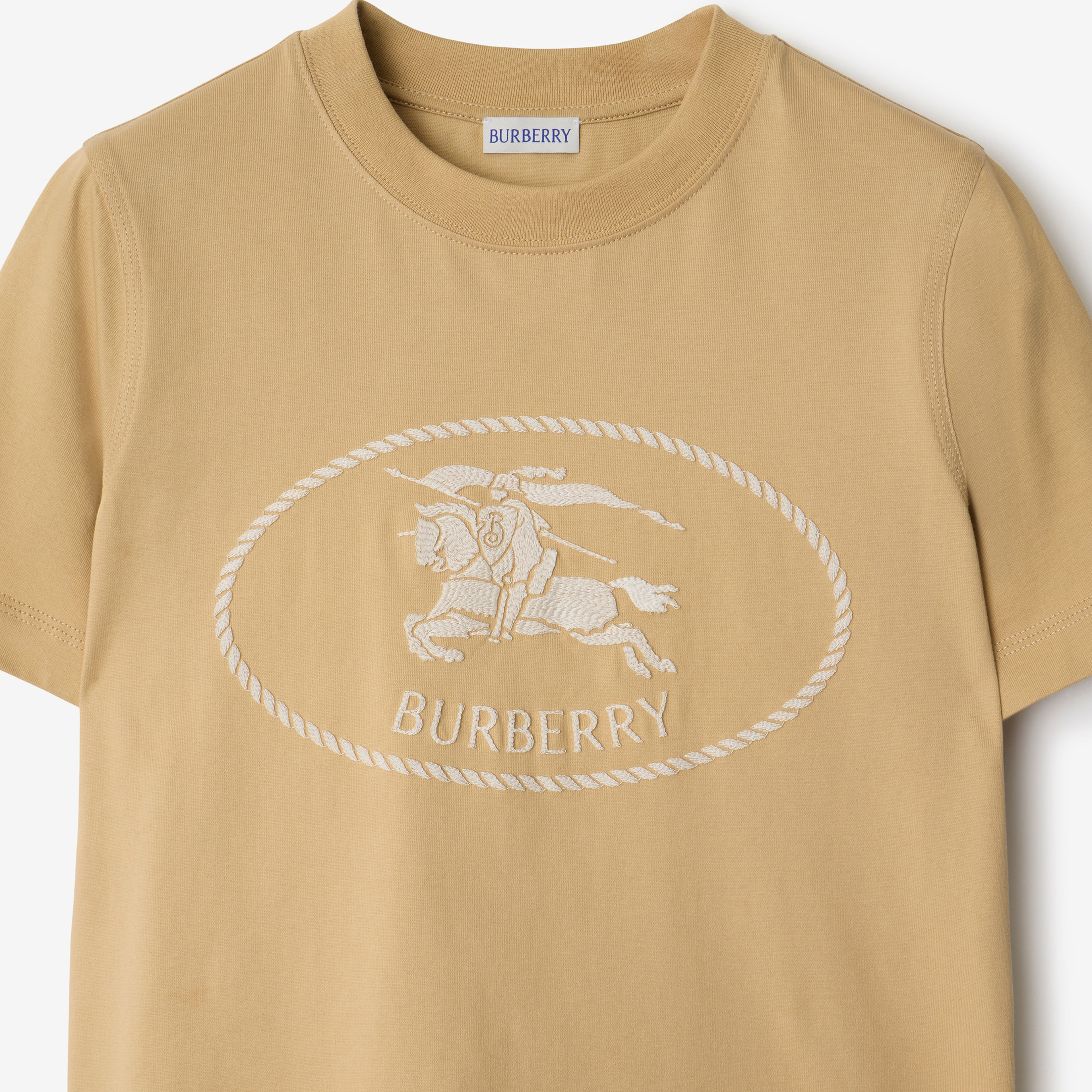 Burberry Kadın Bej T-Shirt
