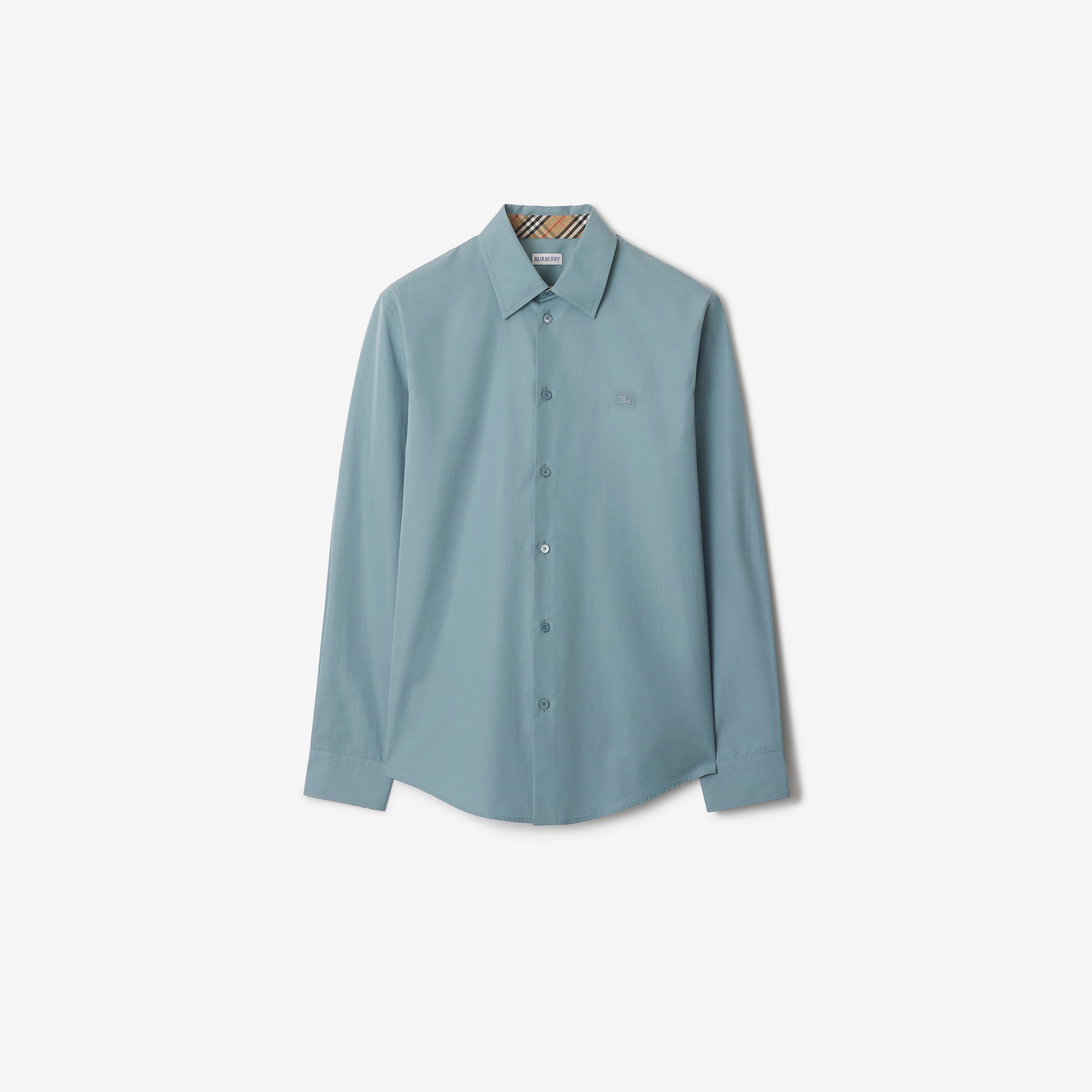 Burberry Erkek Gri Gömlek