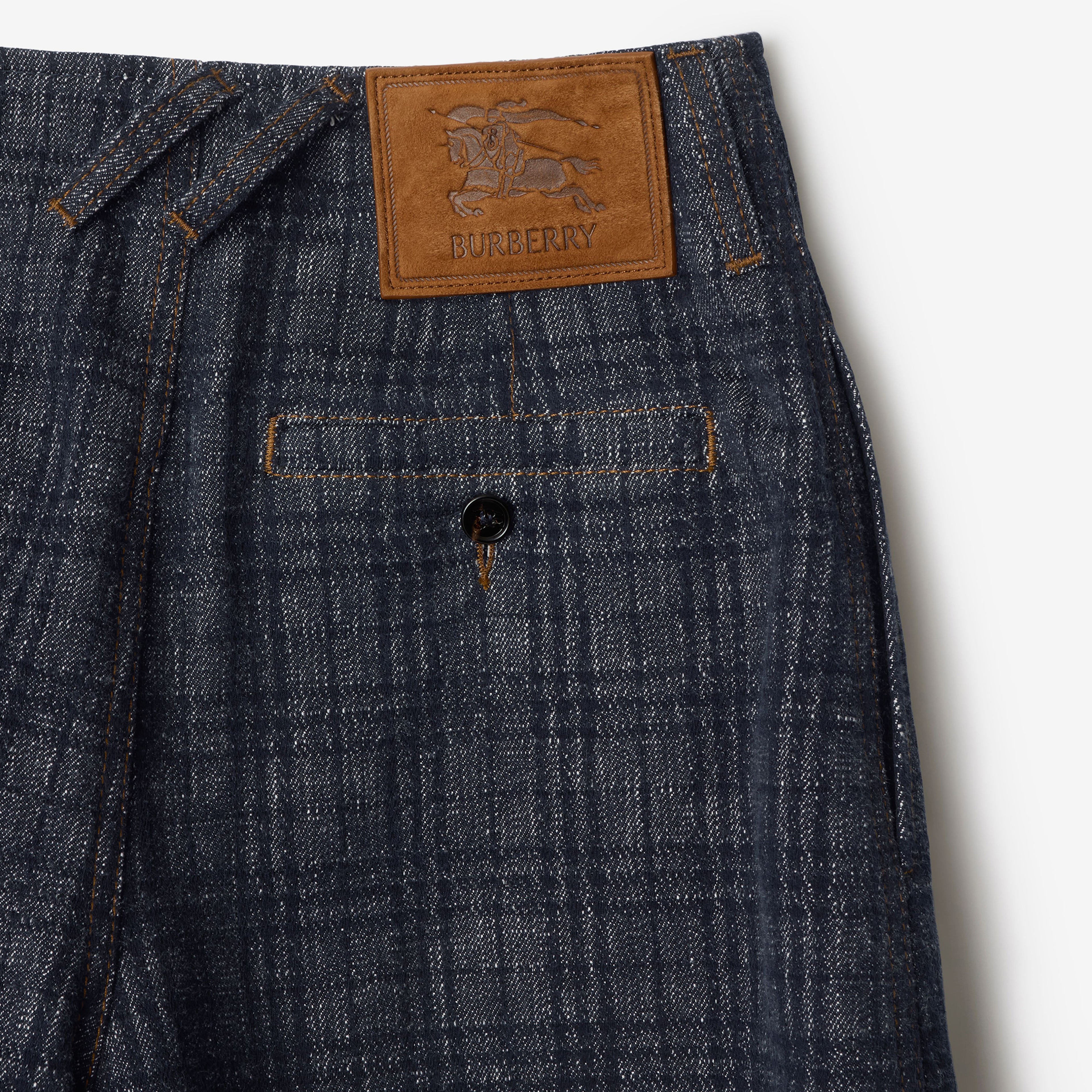 Burberry Kadın Mavi Pantolon