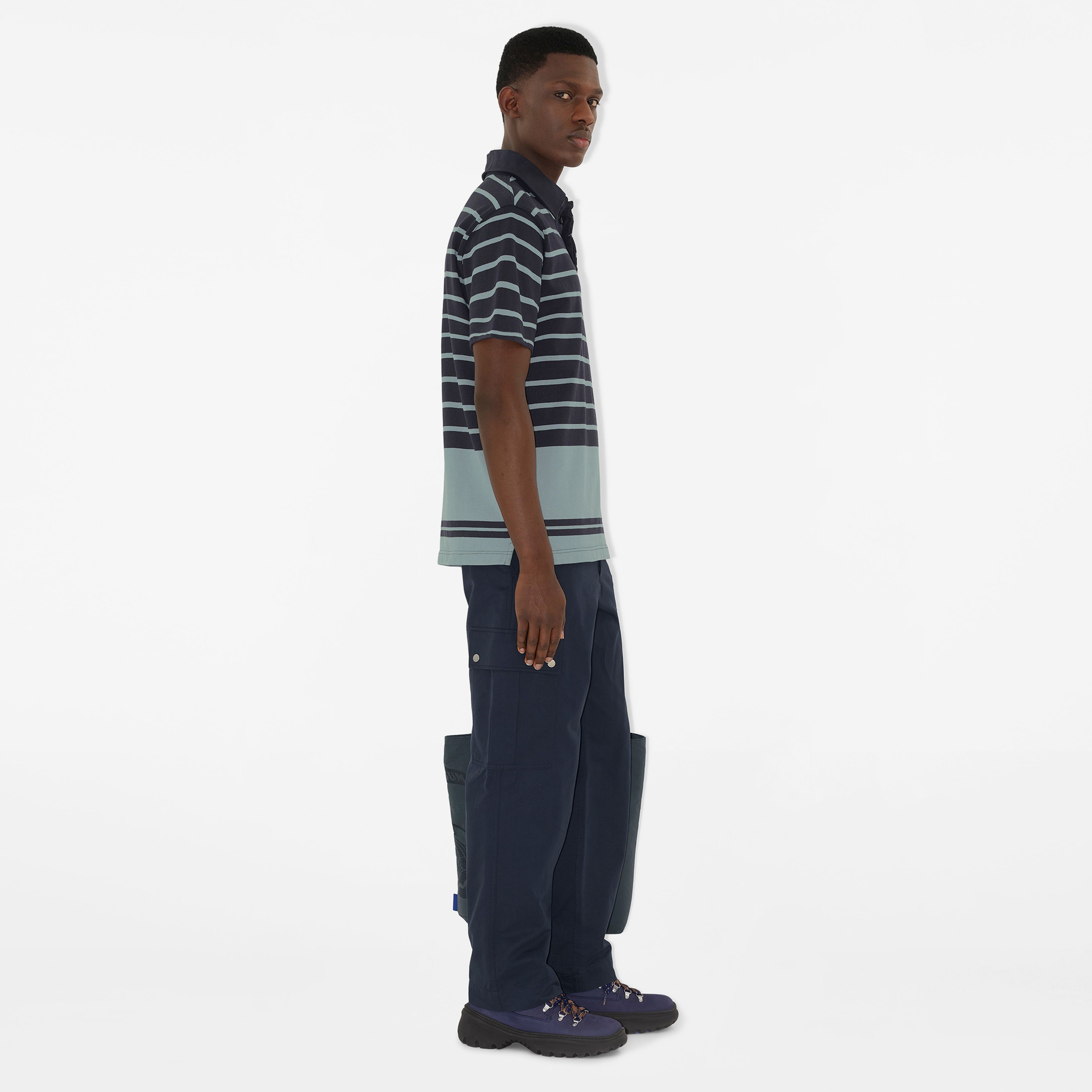 Burberry Erkek Gri Polo