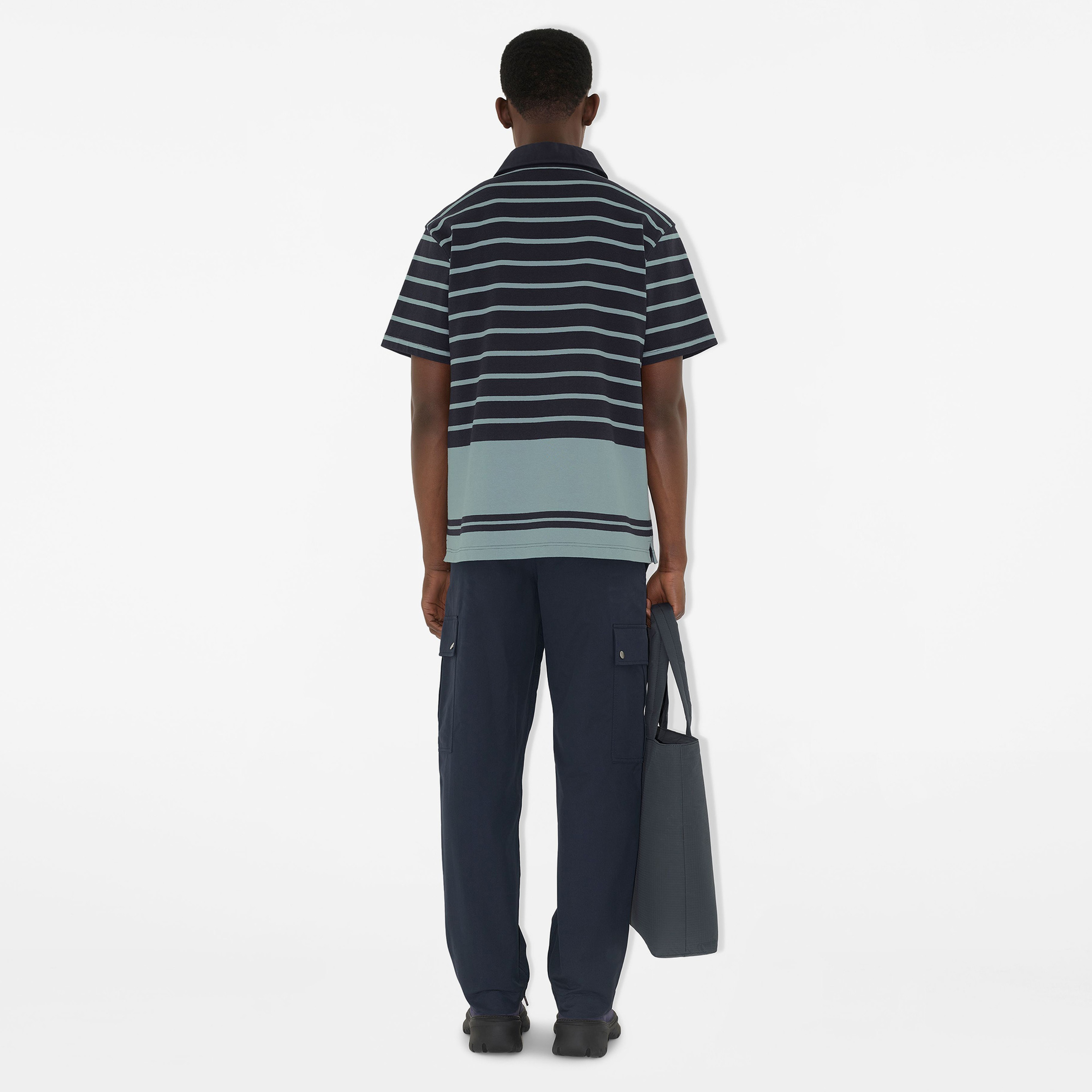 Burberry Erkek Gri Polo