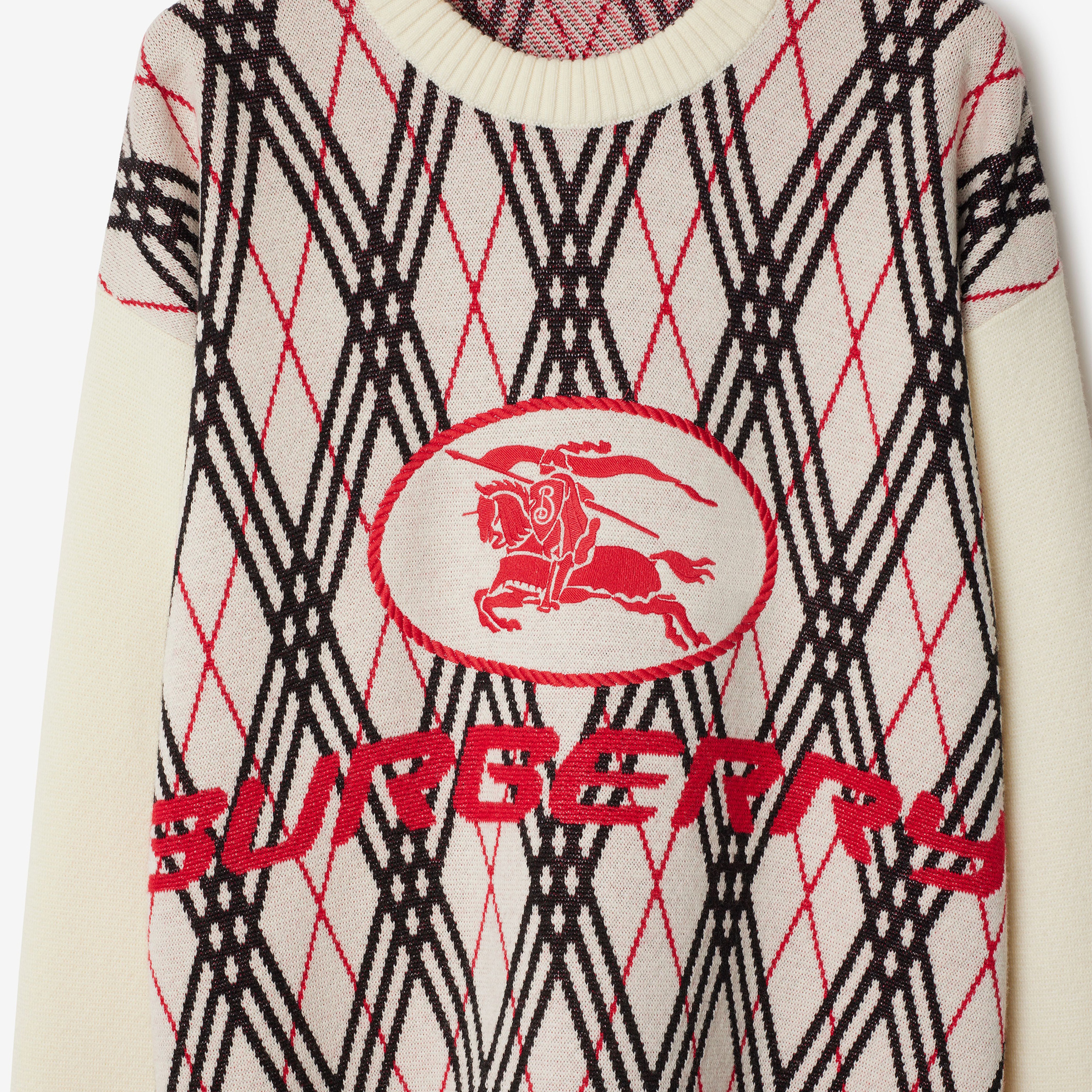 Burberry Erkek Beyaz Kazak