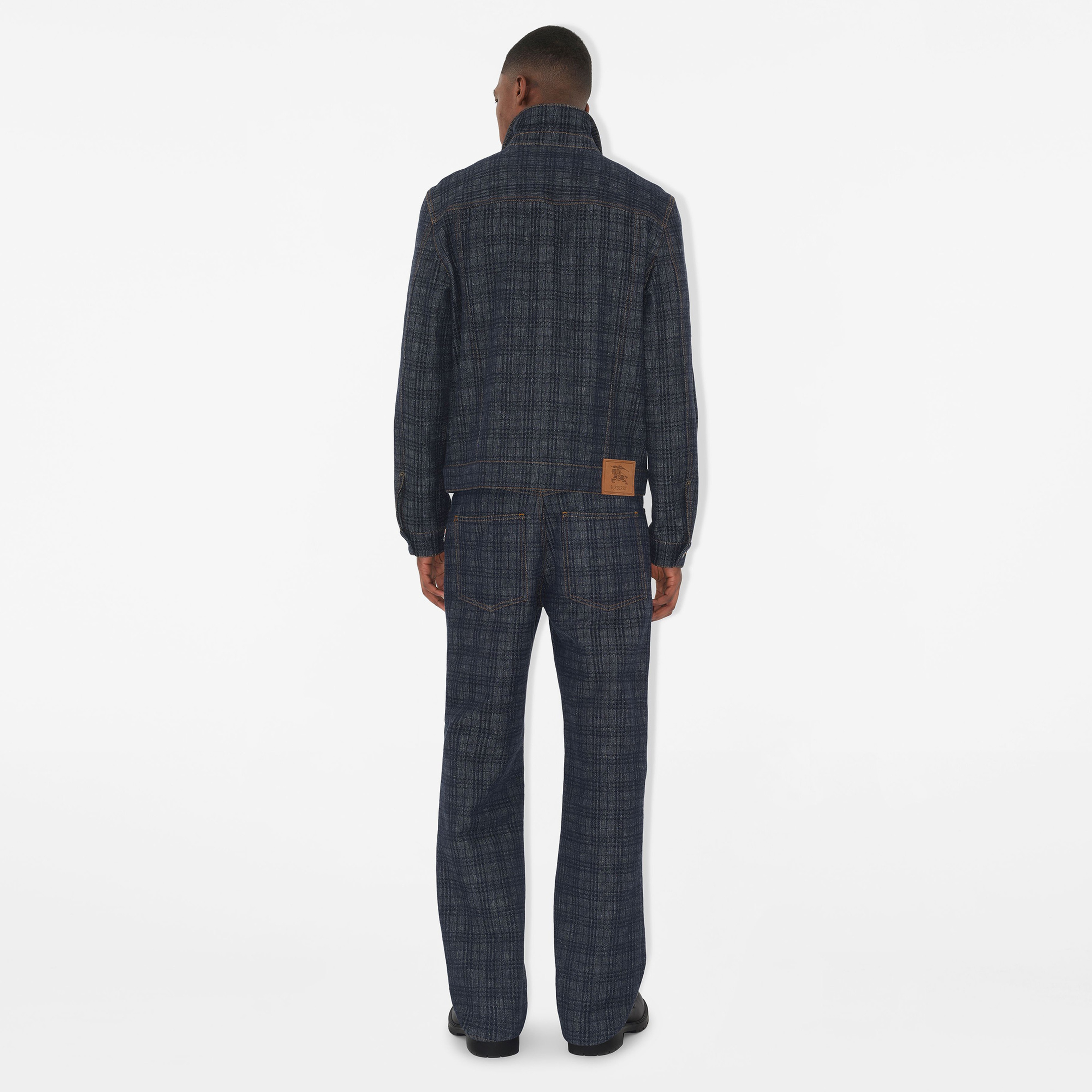 Burberry Erkek Mavi Pantolon