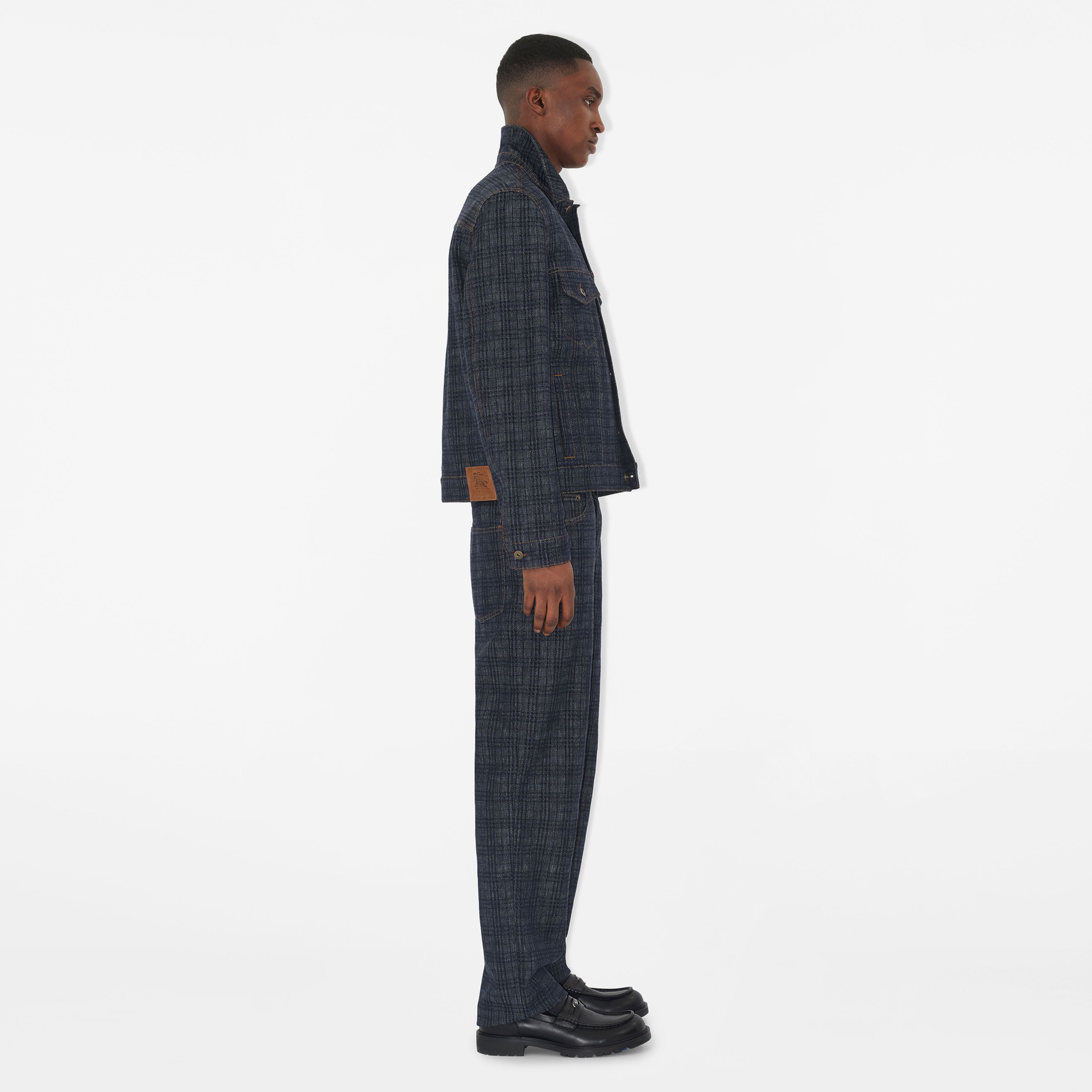 Burberry Erkek Mavi Pantolon