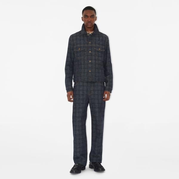 Burberry Erkek Mavi Jean