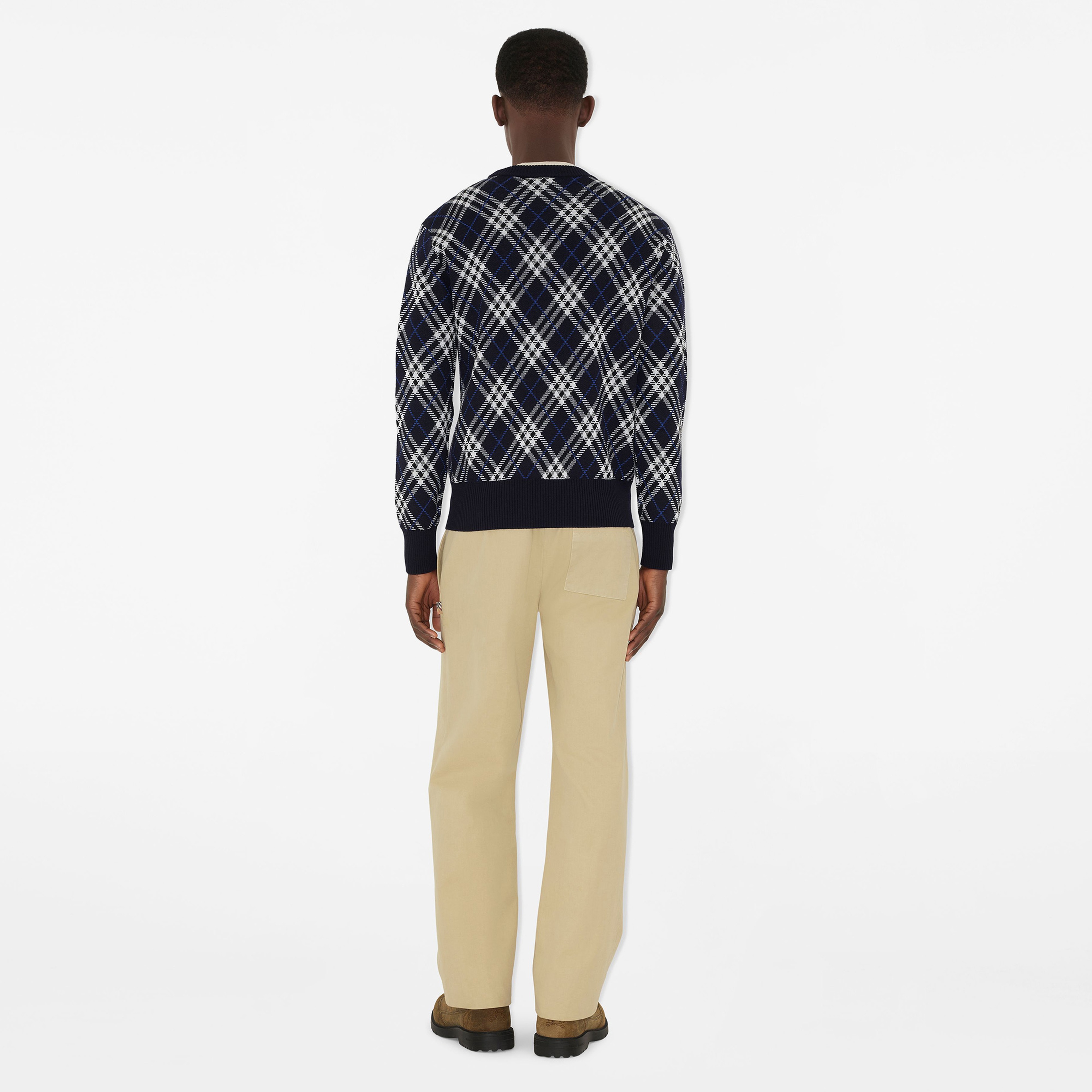 Burberry Erkek Lacivert Kazak