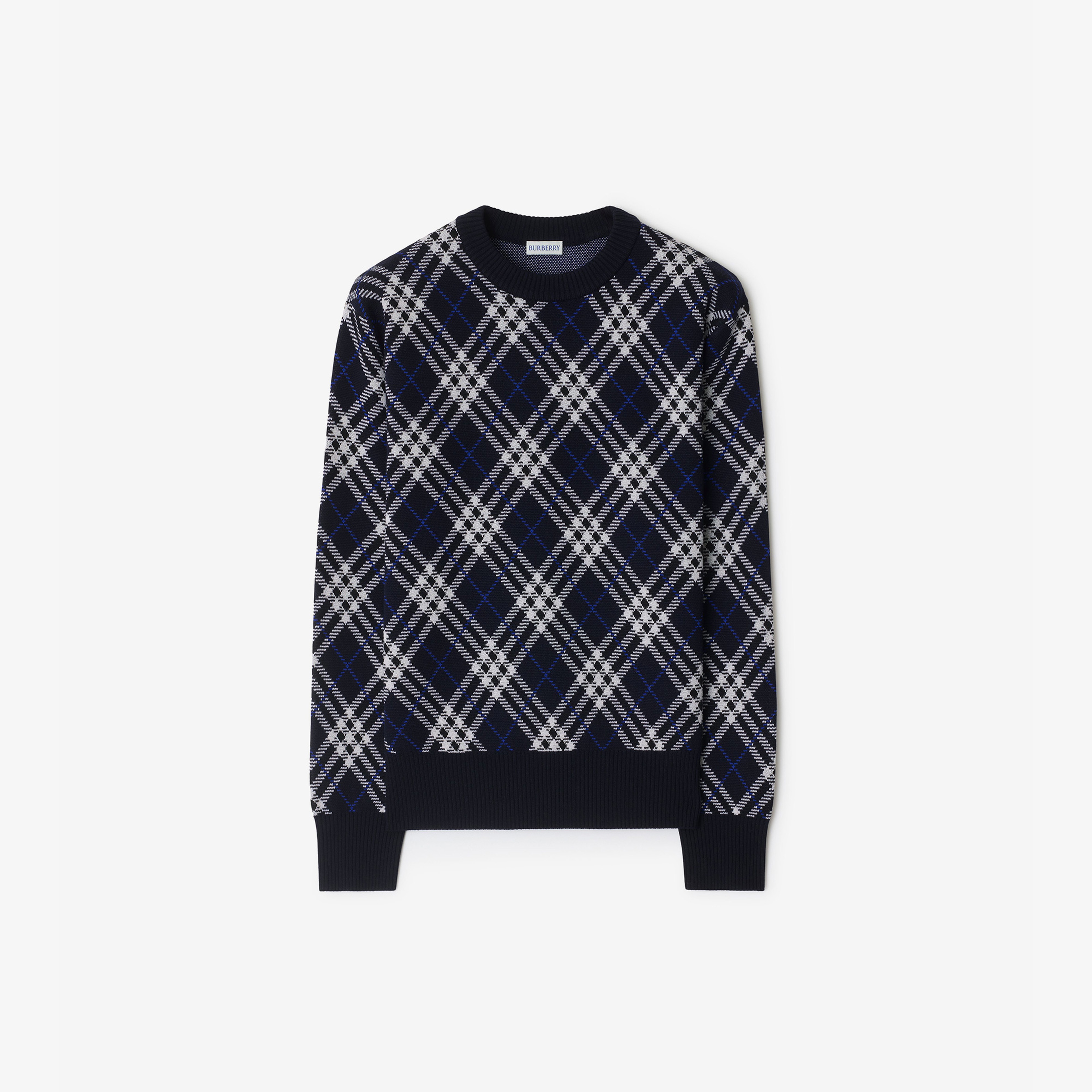 Burberry Erkek Lacivert Kazak