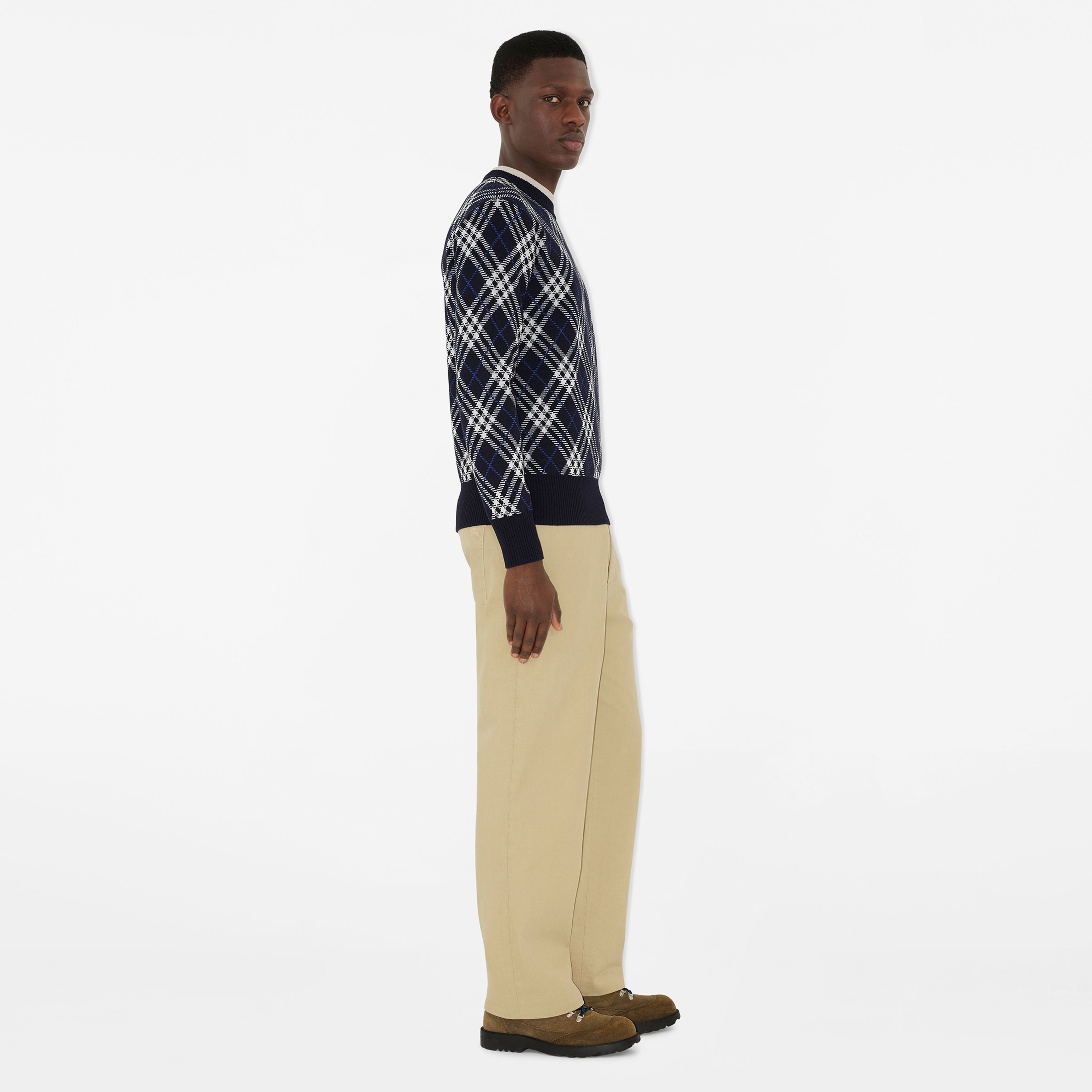 Burberry Erkek Lacivert Kazak