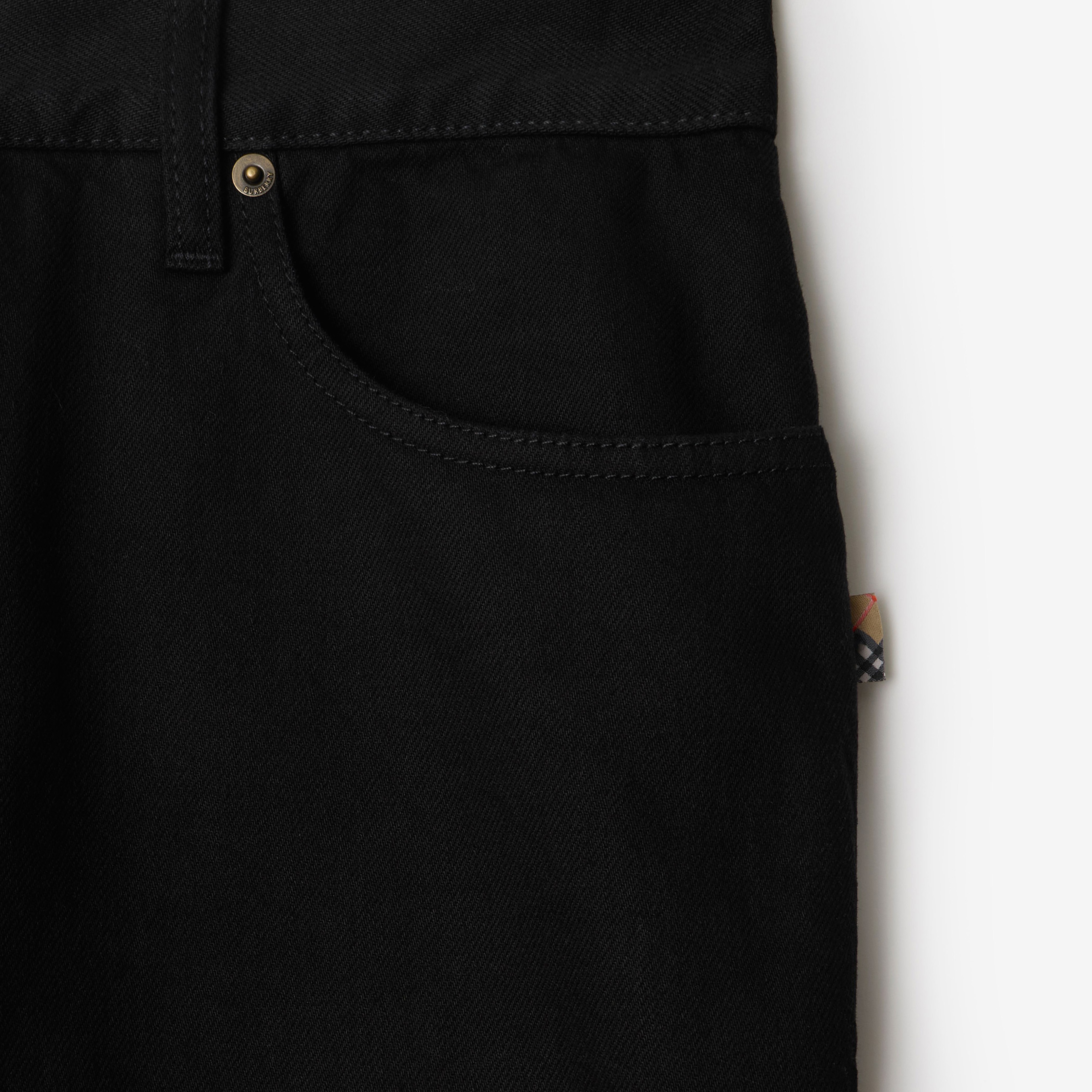 Burberry Erkek Siyah Pantolon