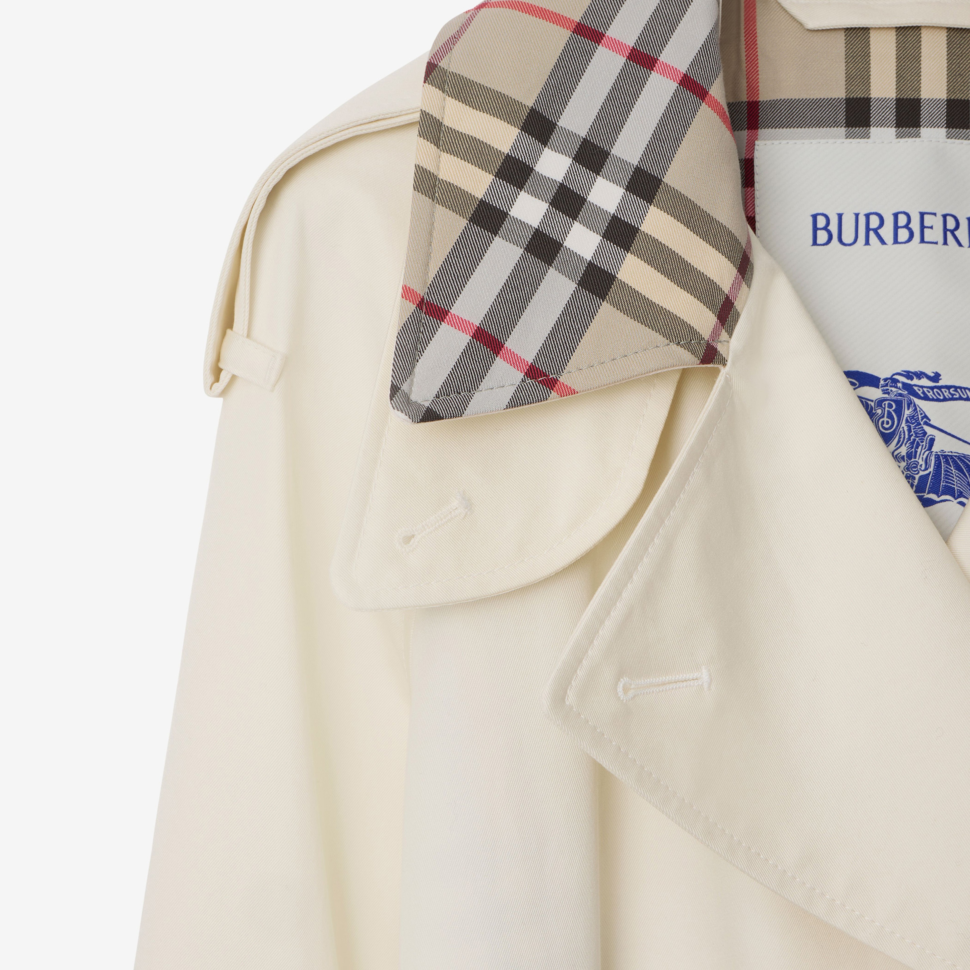 Burberry Kadın Beyaz Mont