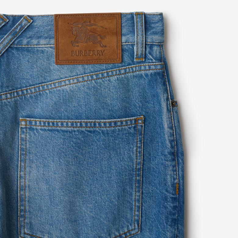 Burberry Erkek Mavi Jean