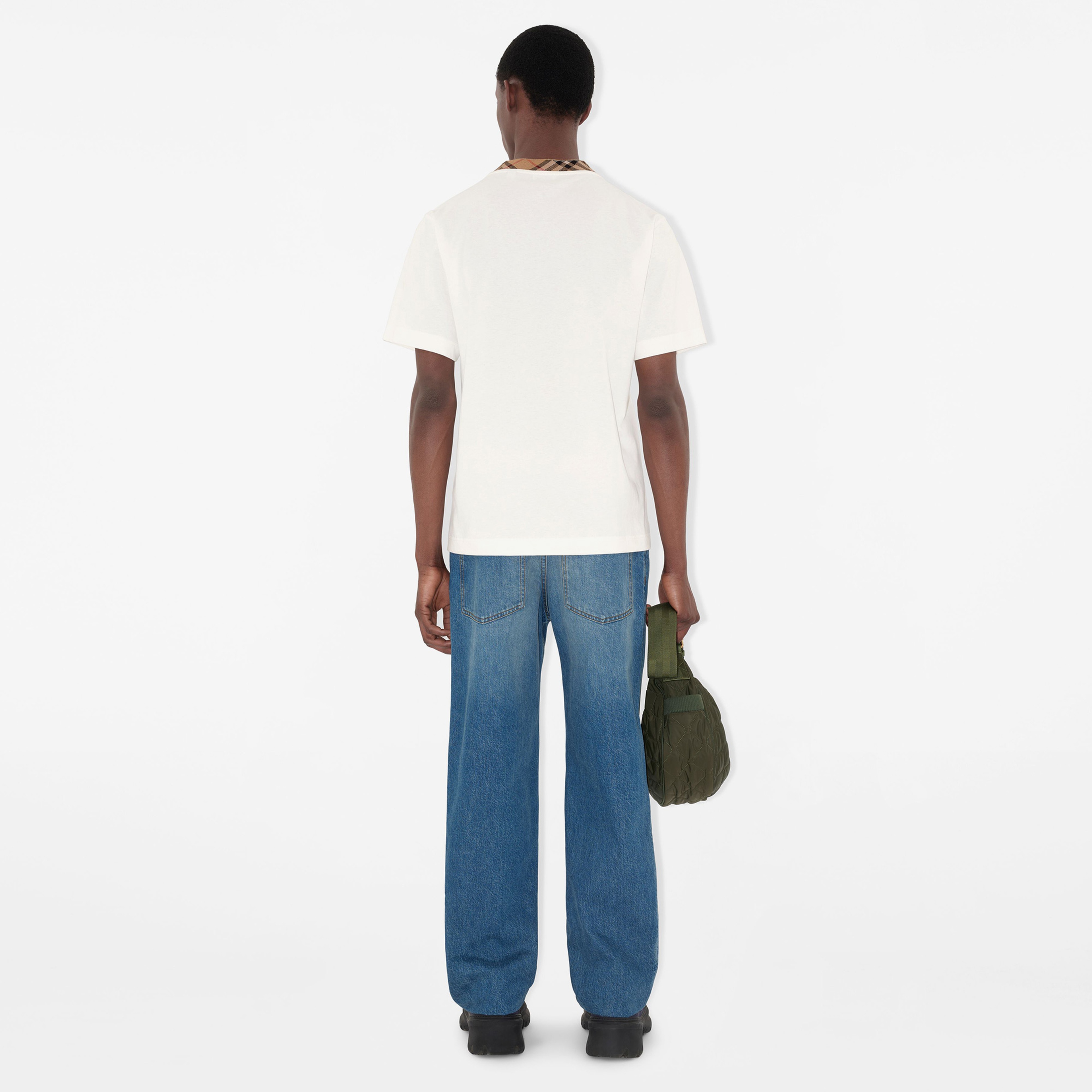 Burberry Erkek Mavi Pantolon