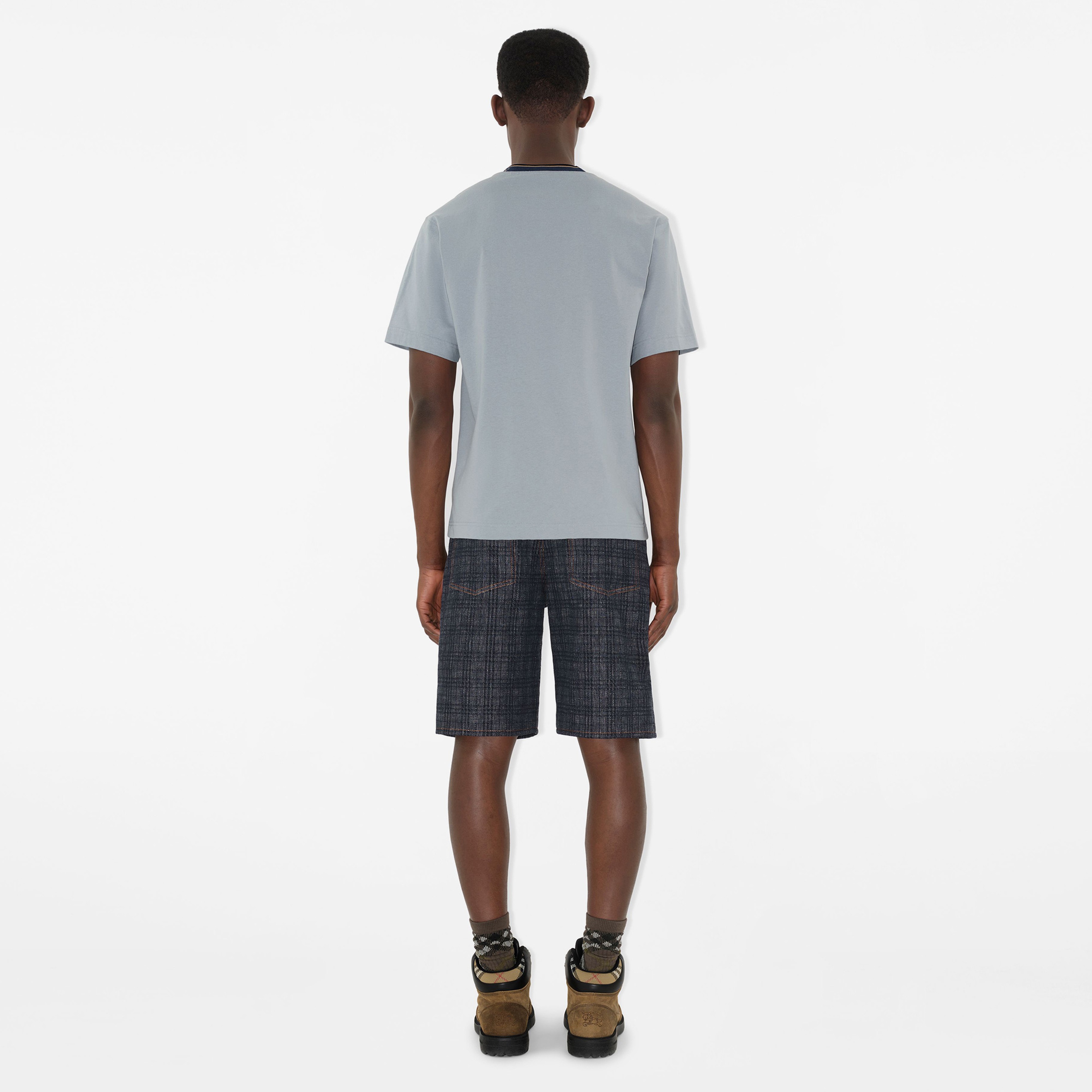 Burberry Erkek Gri T-Shirt