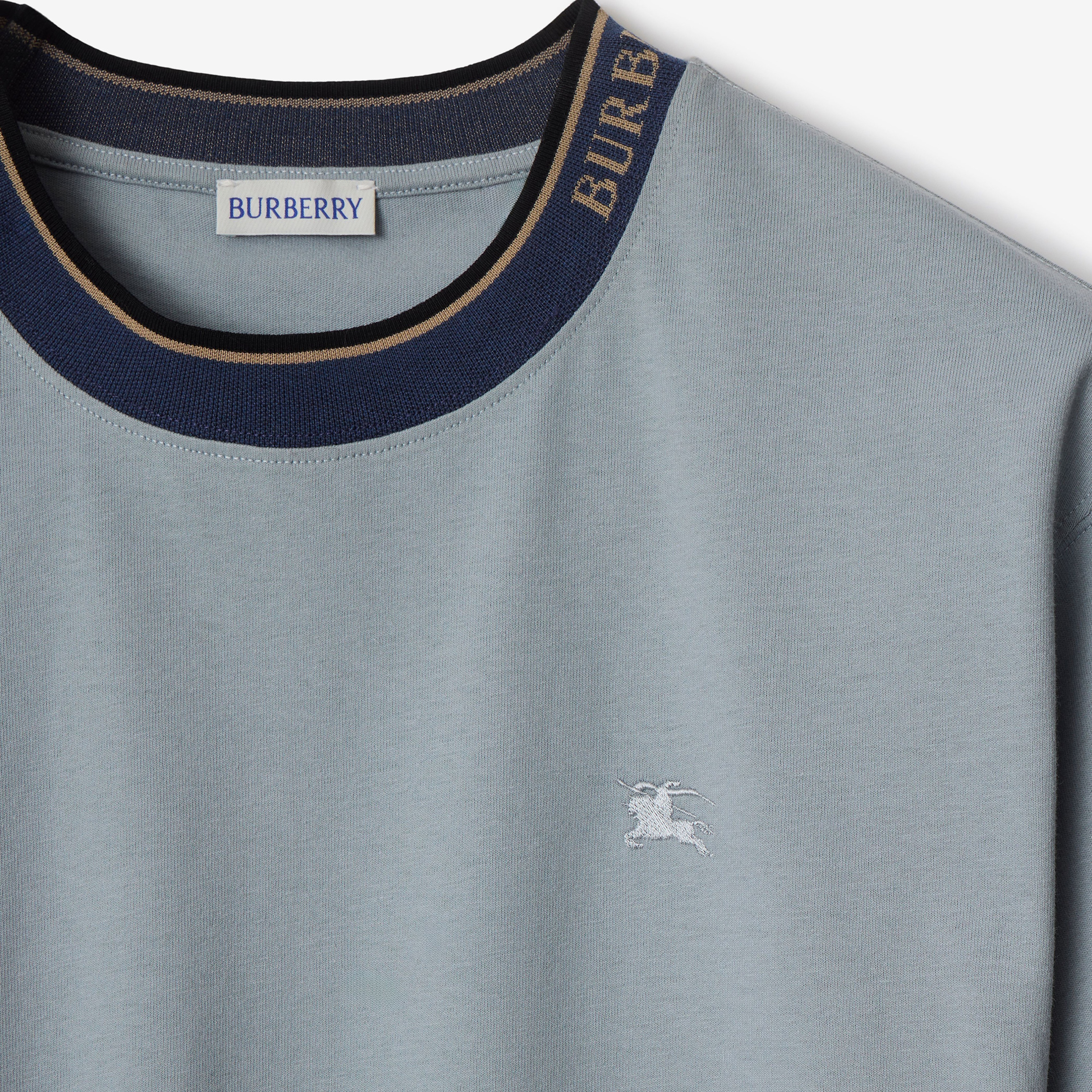 Burberry Erkek Gri T-Shirt