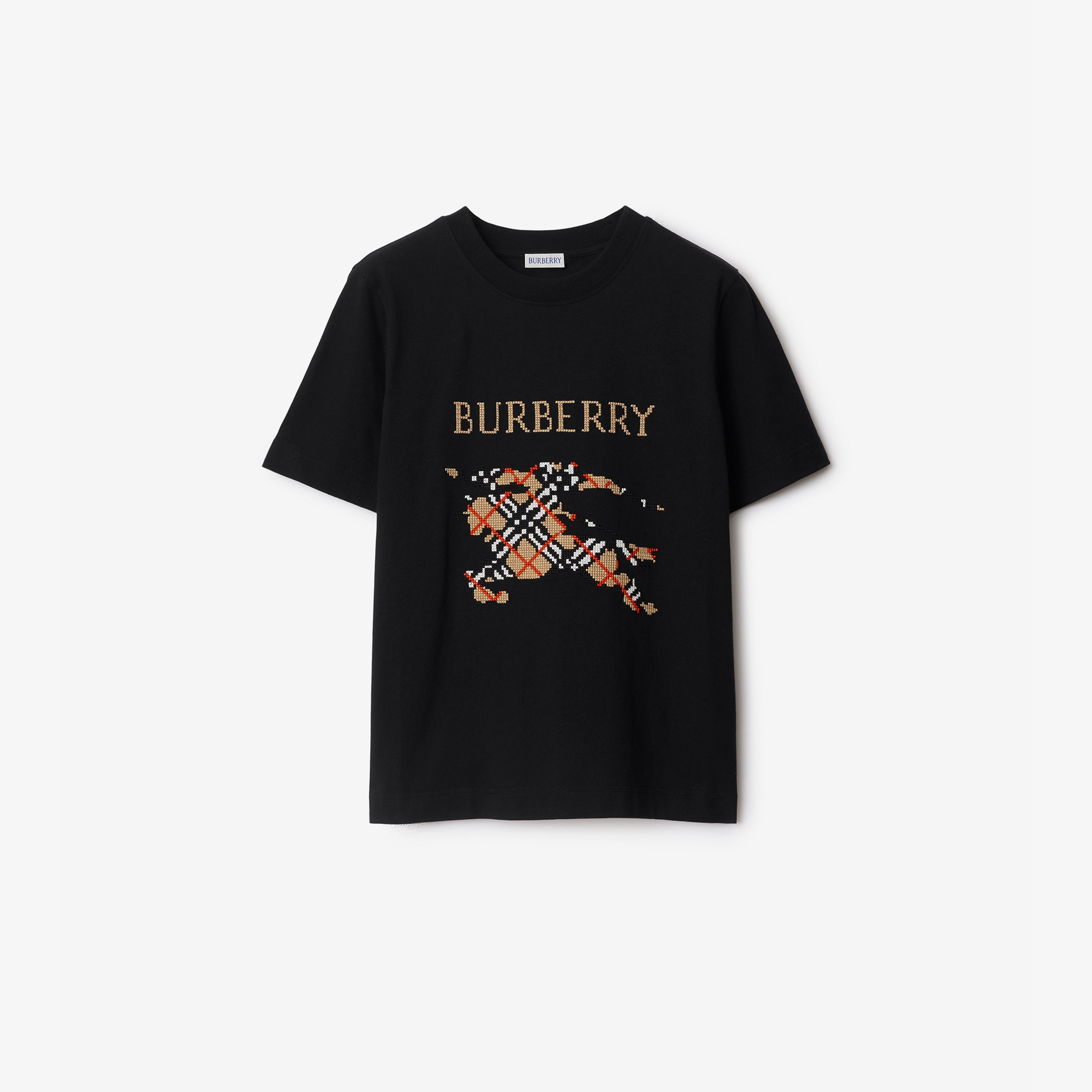 Burberry Kadın Siyah T-Shirt