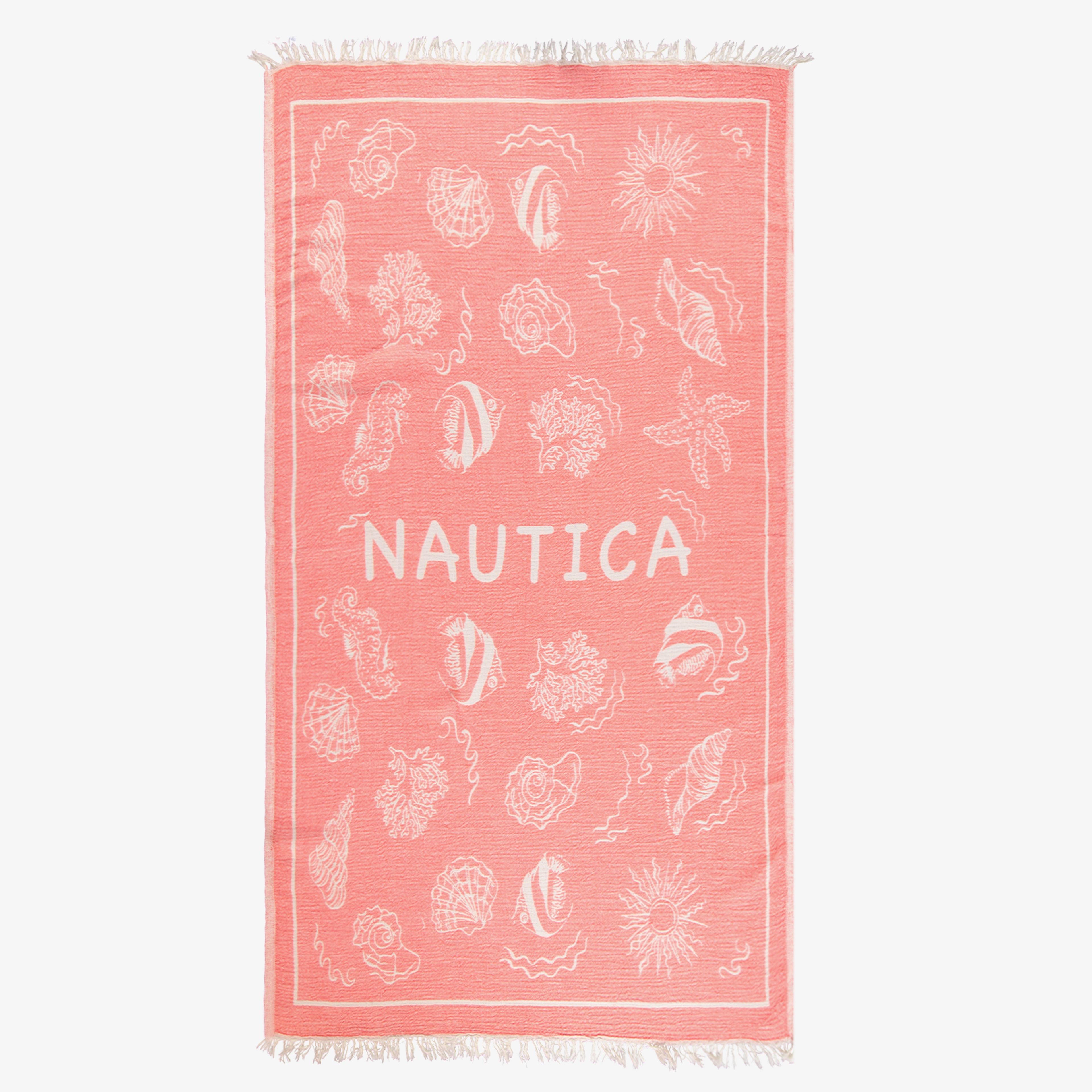 Nautica Unisex Yeşil Desenli Havlu