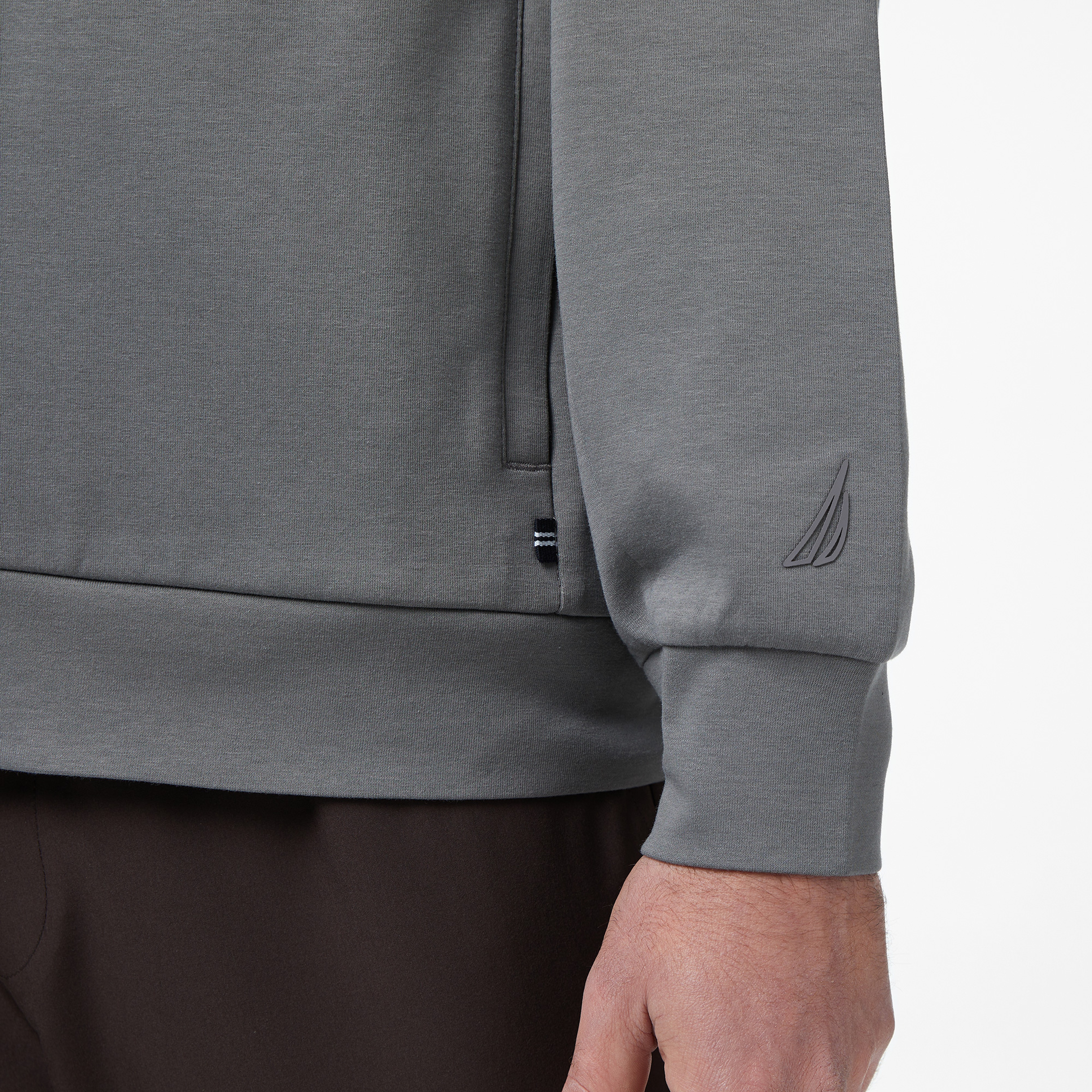 Nautica Erkek Gri Regular Fit Sweatshirt