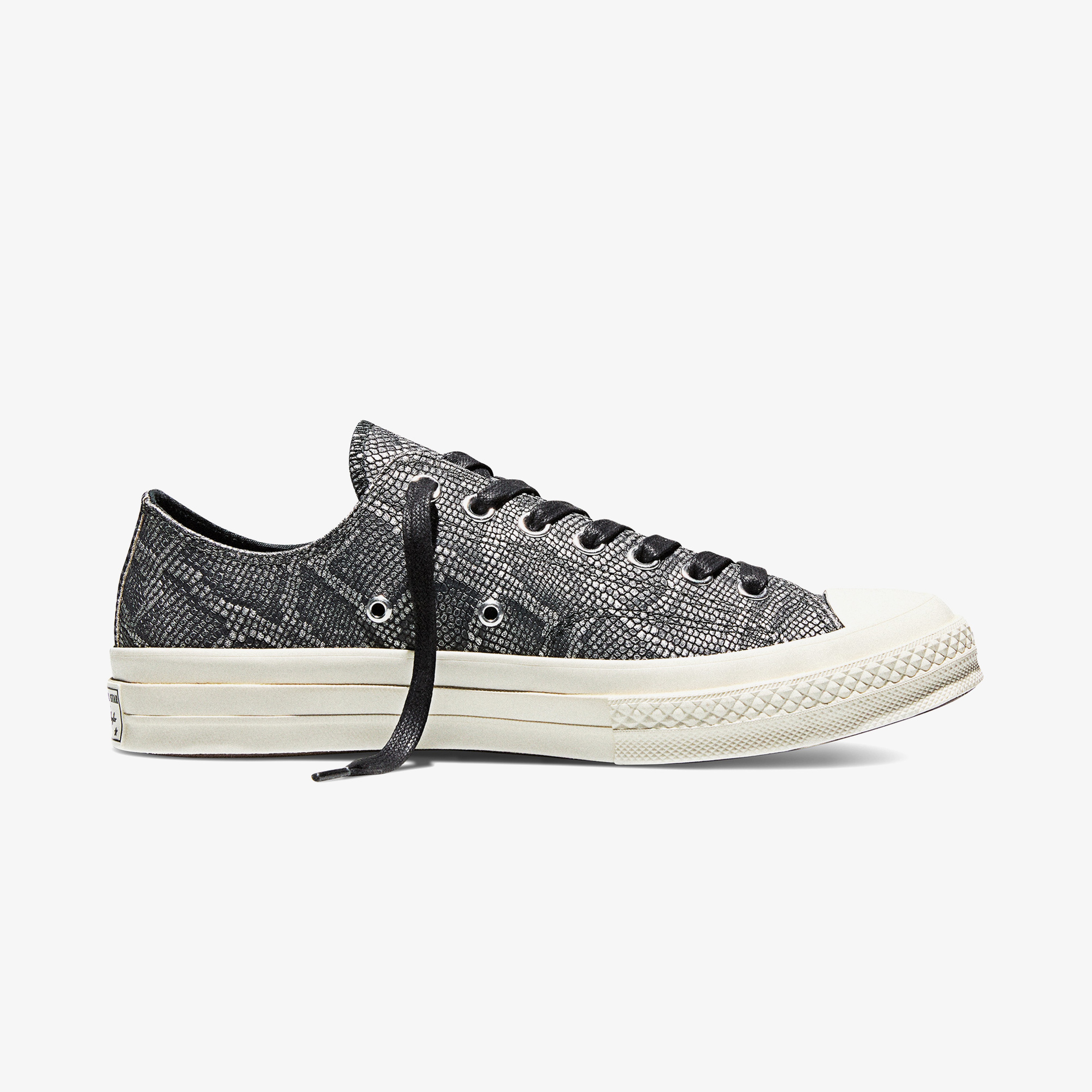 Converse Chuck 70 Snakeskin Print Unisex Gri Sneaker