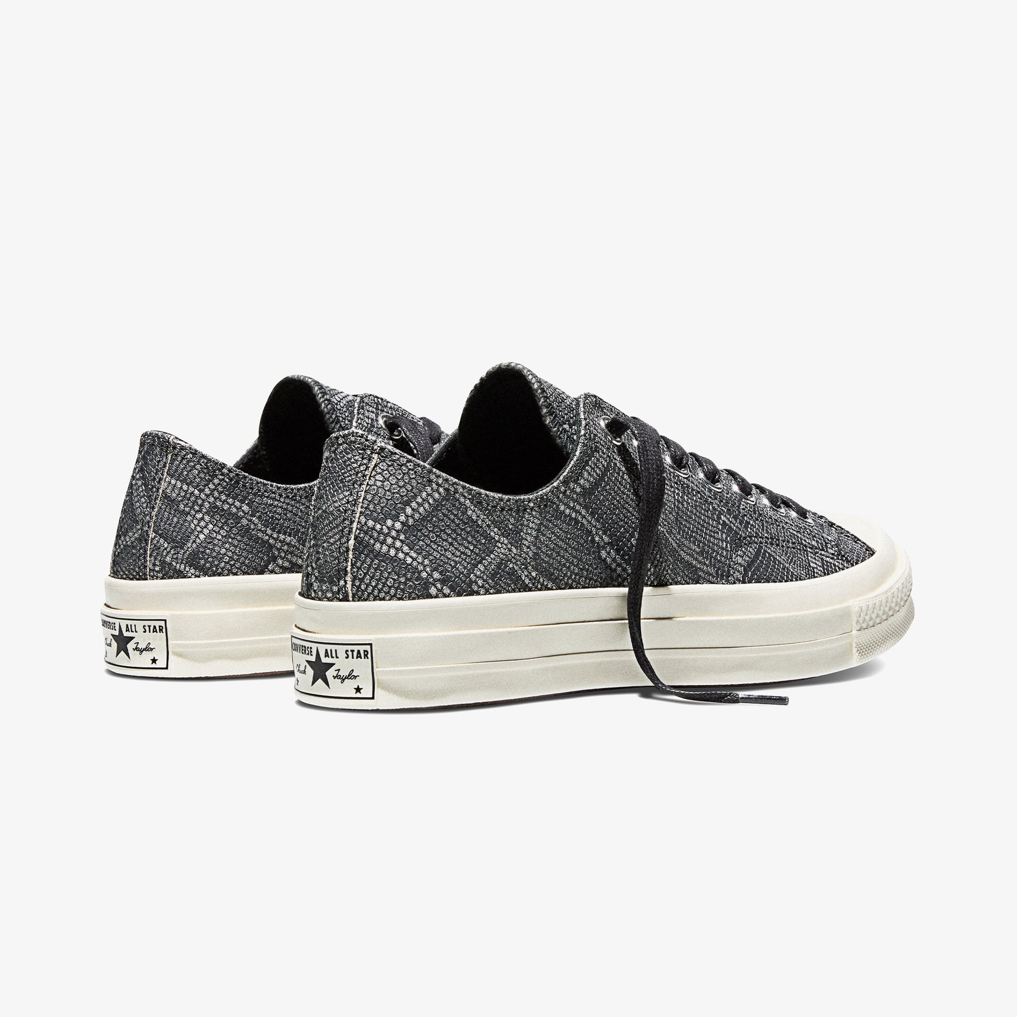Converse Chuck 70 Snakeskin Print Unisex Gri Sneaker