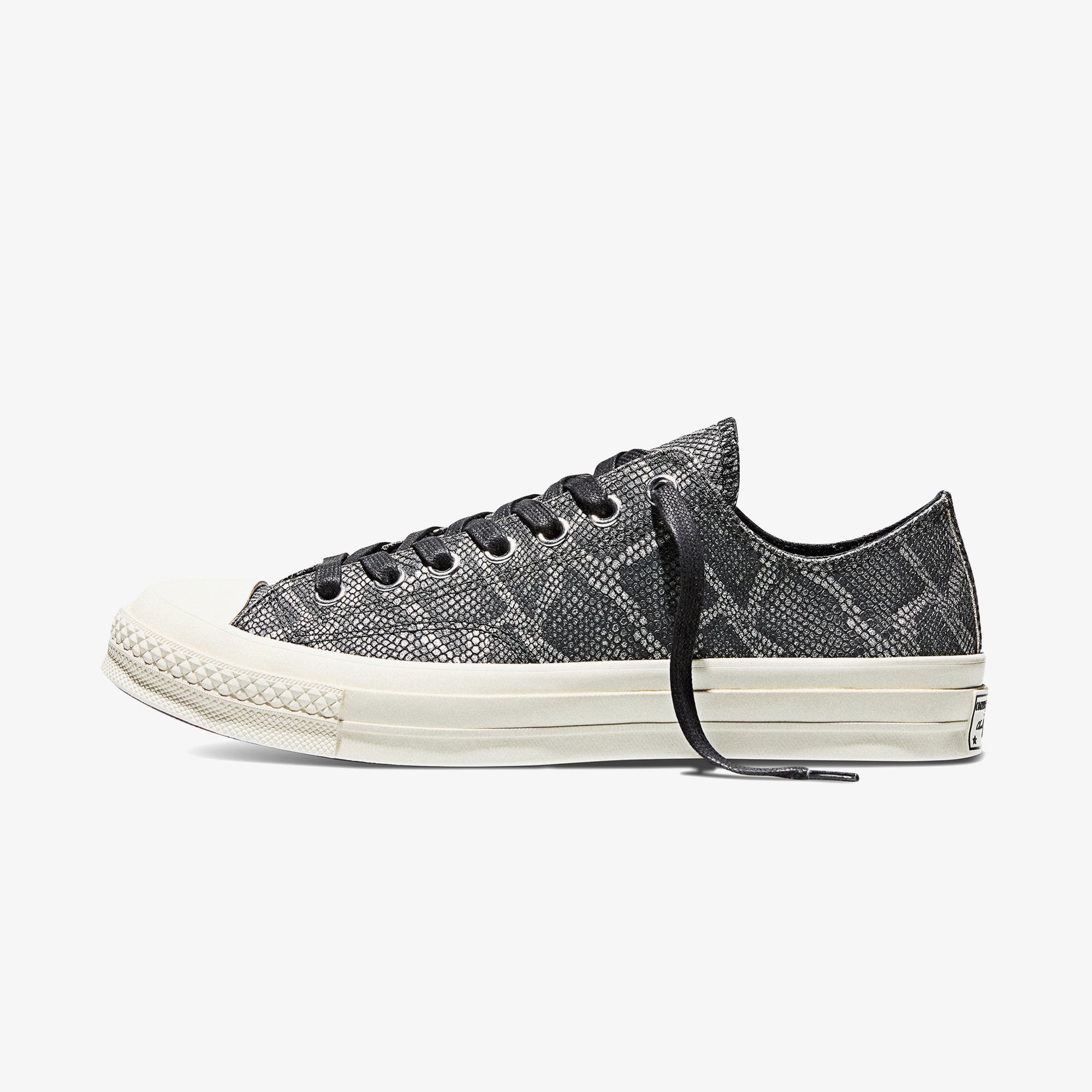 Converse Chuck 70 Snakeskin Print Unisex Gri Sneaker