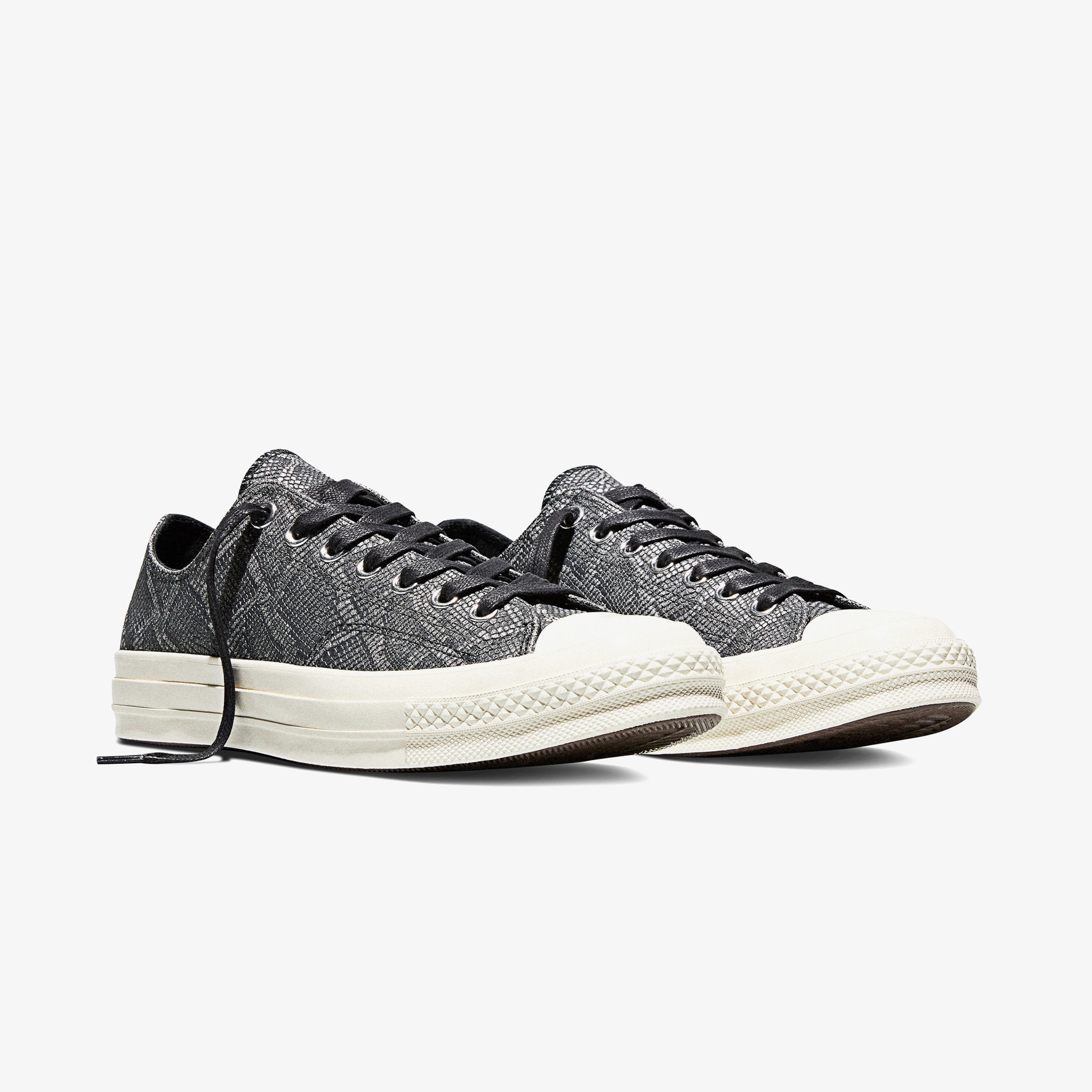 Converse Chuck 70 Snakeskin Print Unisex Gri Sneaker